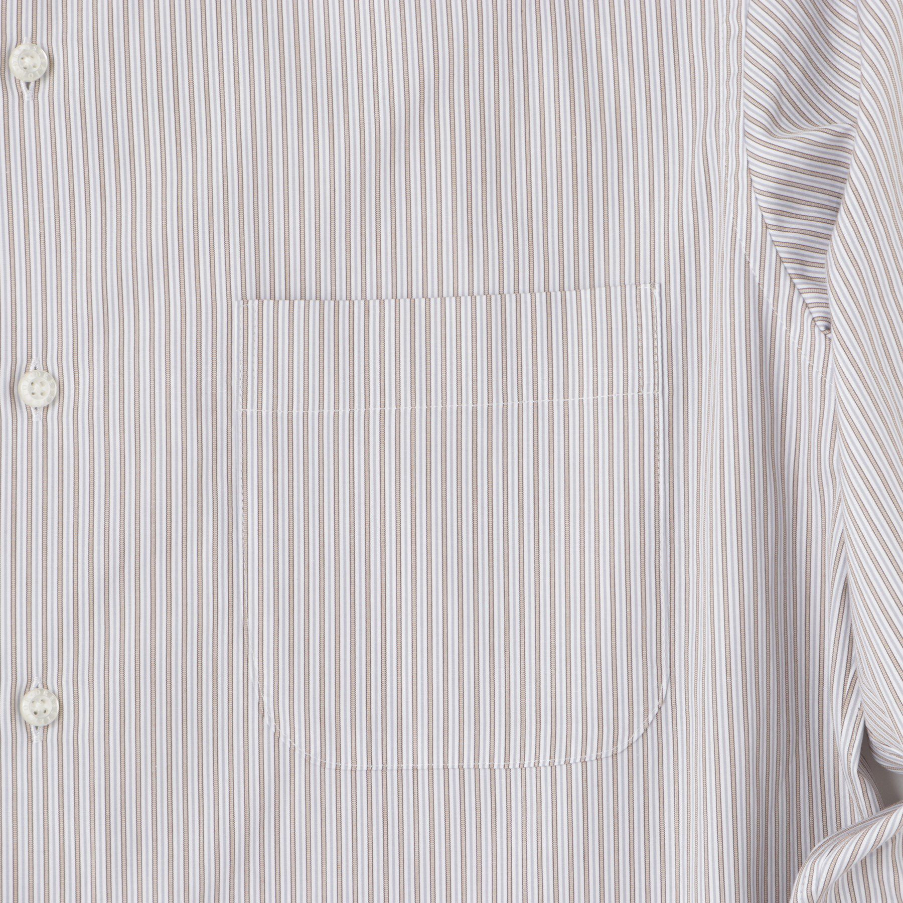 DRESSTERIOR「レギュラーカラークレリック ストライプドレスシャツ」|シャツ・ブラウス|