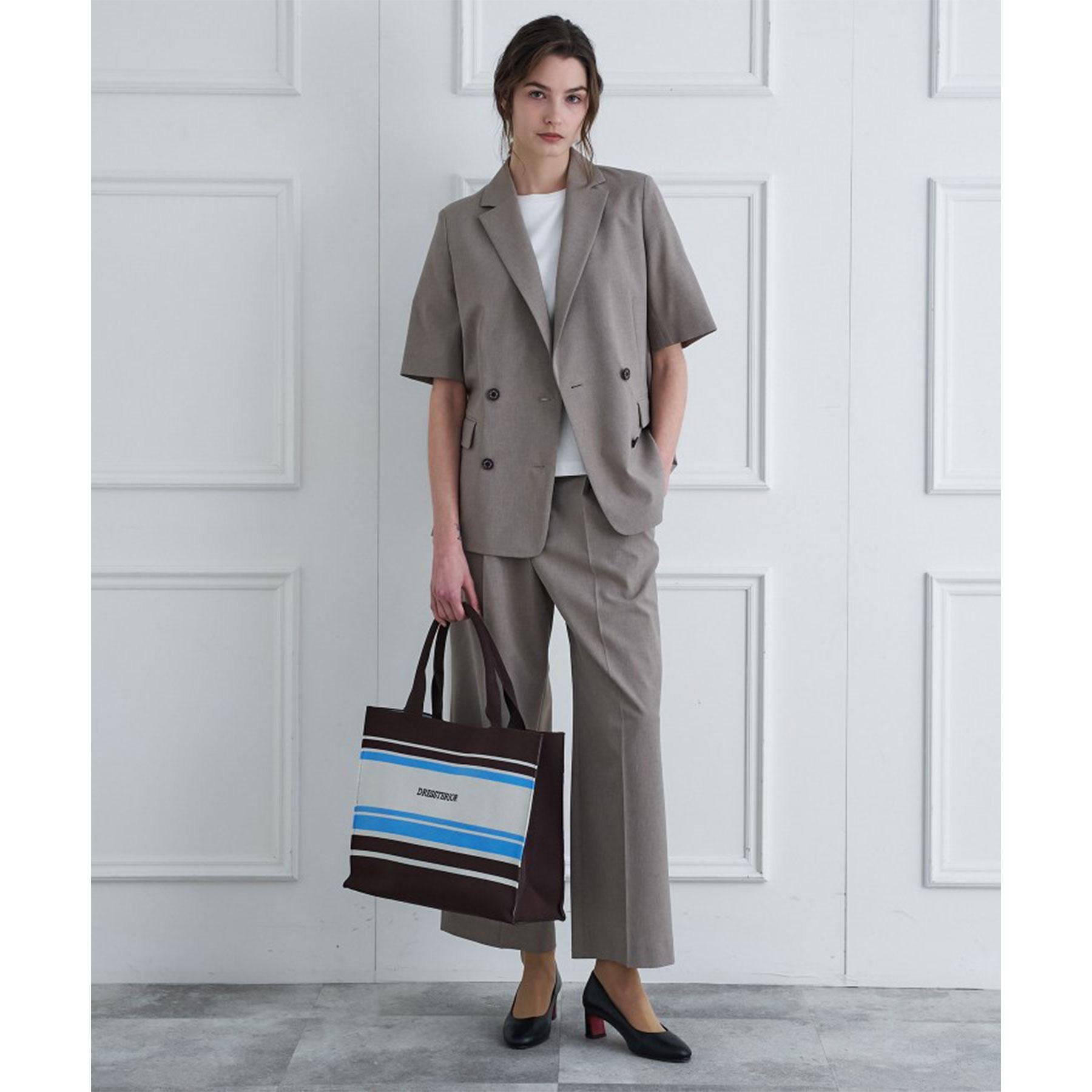 DRESSTERIOR「【セットアップ可】ウォッシャブルタックワイドパンツ」|その他|