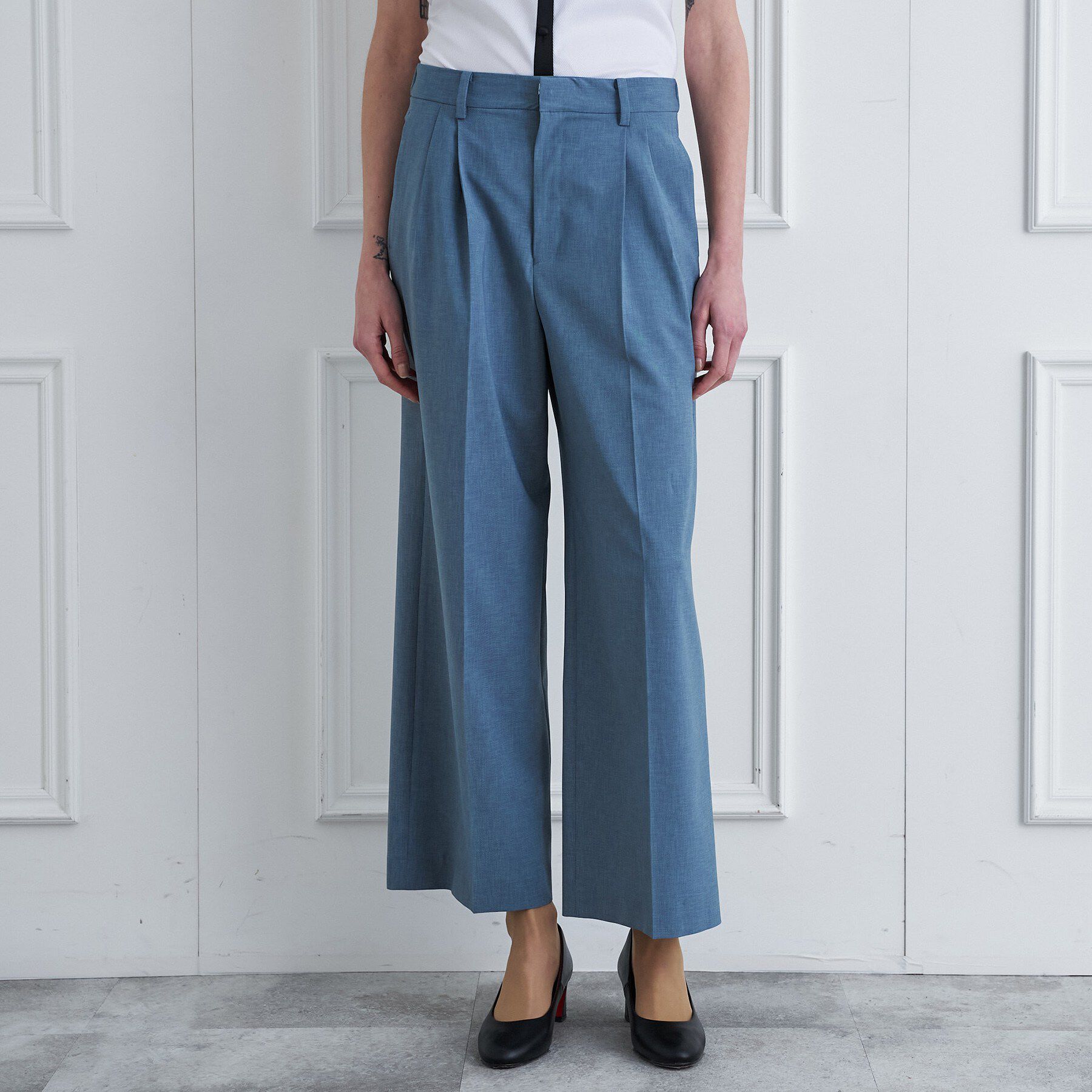 DRESSTERIOR「【セットアップ可】ウォッシャブルタックワイドパンツ」|その他|