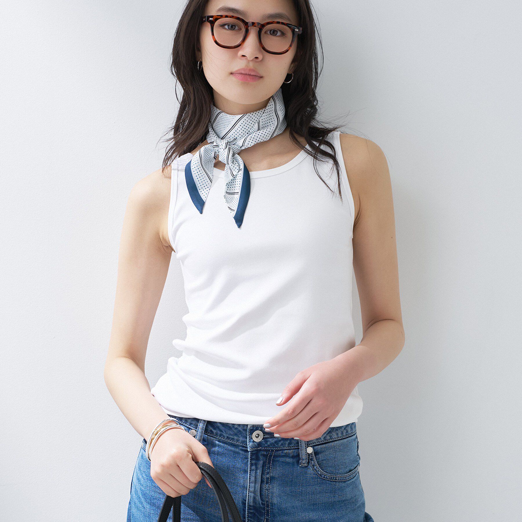 INDIVI「【洗える／前後2WAY】インナータンクトップ」|キャミソール|