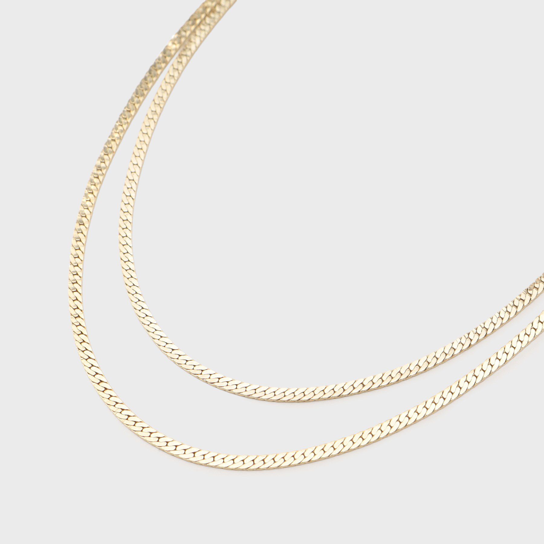 INDIVI「レイヤードチェーンネックレス」|ネックレス|