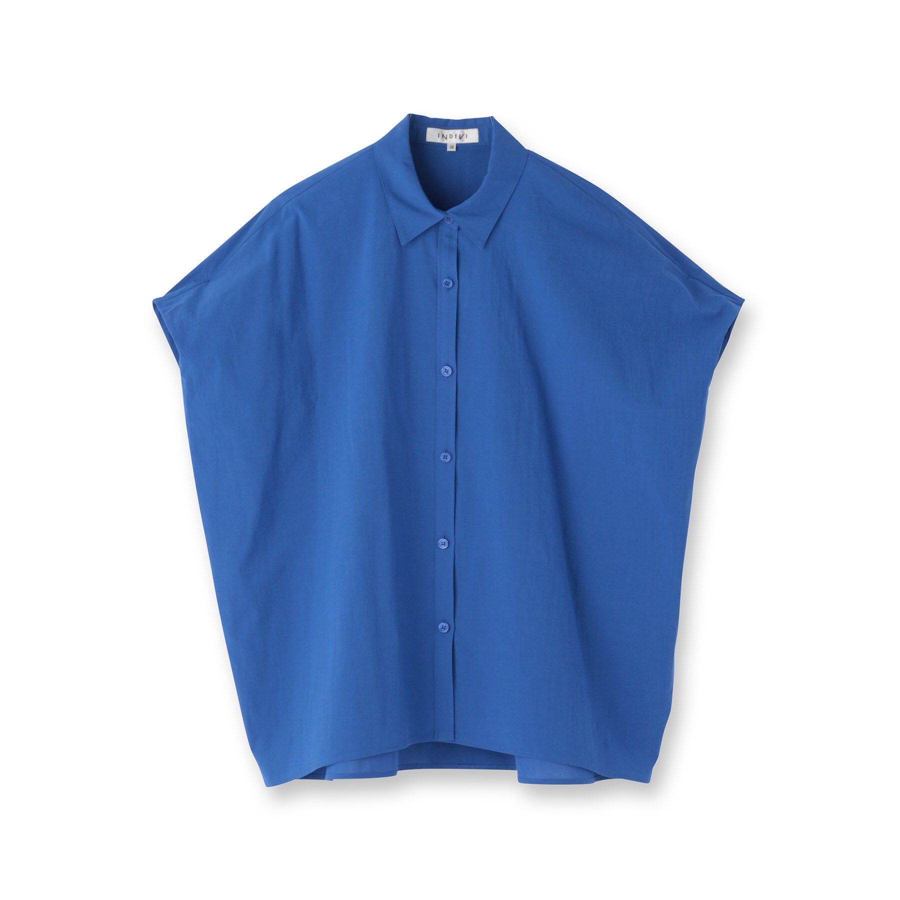 INDIVI「【SETUP可能／涼しい】コットンオーバーシャツ」|シャツ・ブラウス|