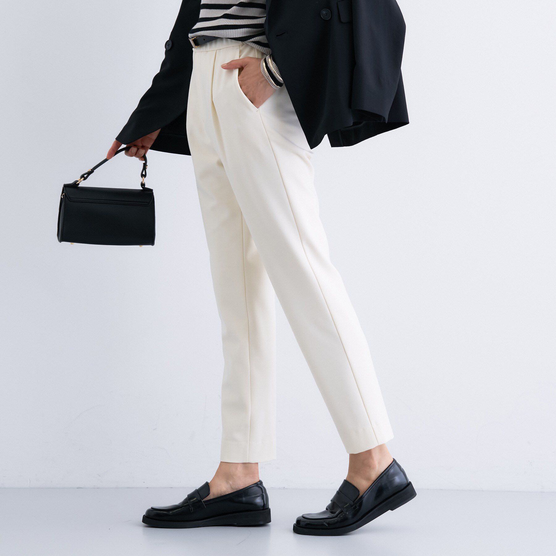 INDIVI「【洗える／裏起毛】ストレッチウォームパンツ」|その他|