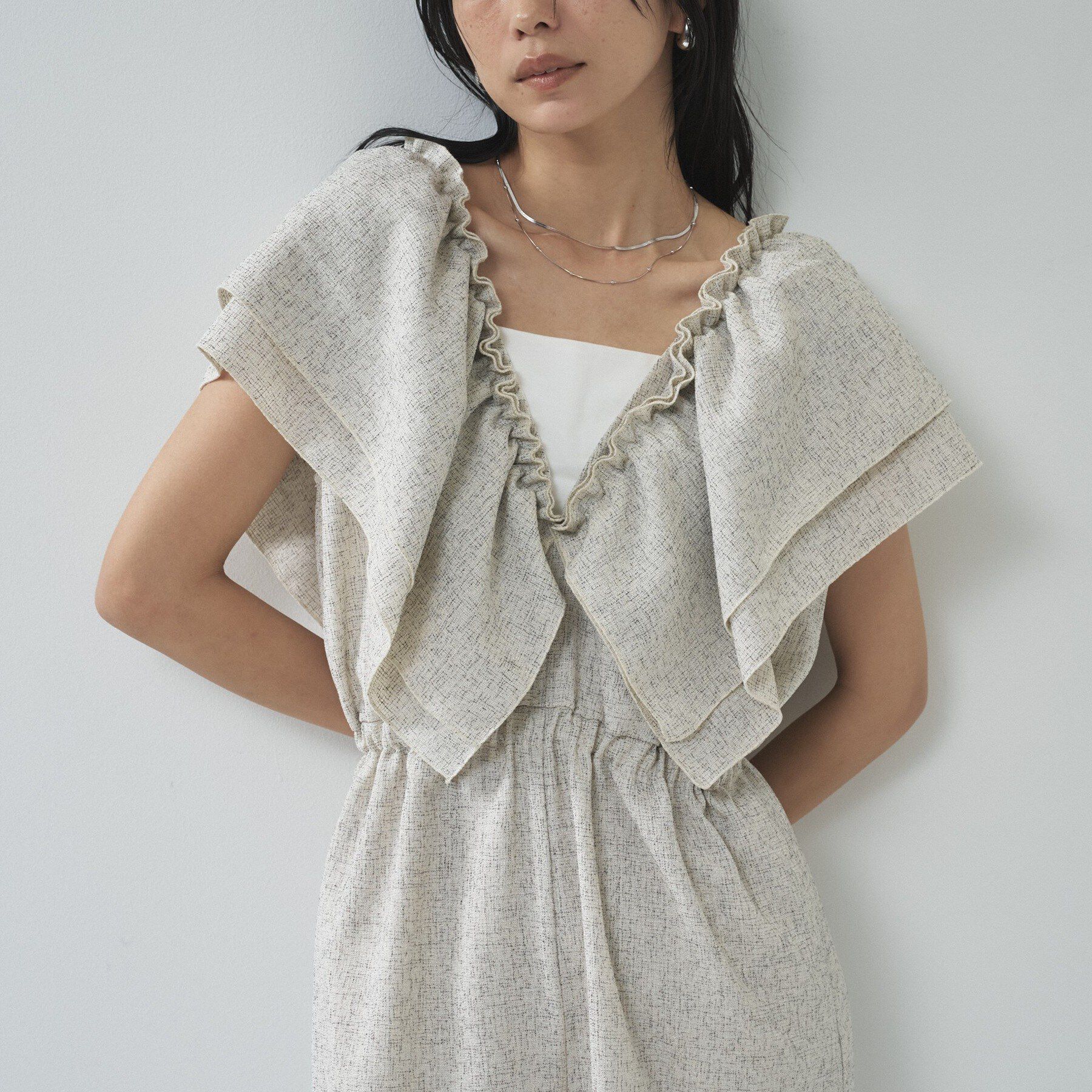 GALLEST「【一部店舗限定】4WAYツイードオールインワン」|オールインワン|