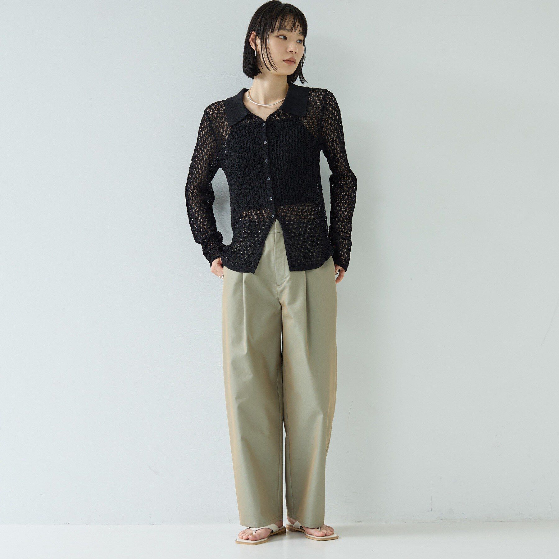 GALLEST「フロントタックチノパン」|その他|