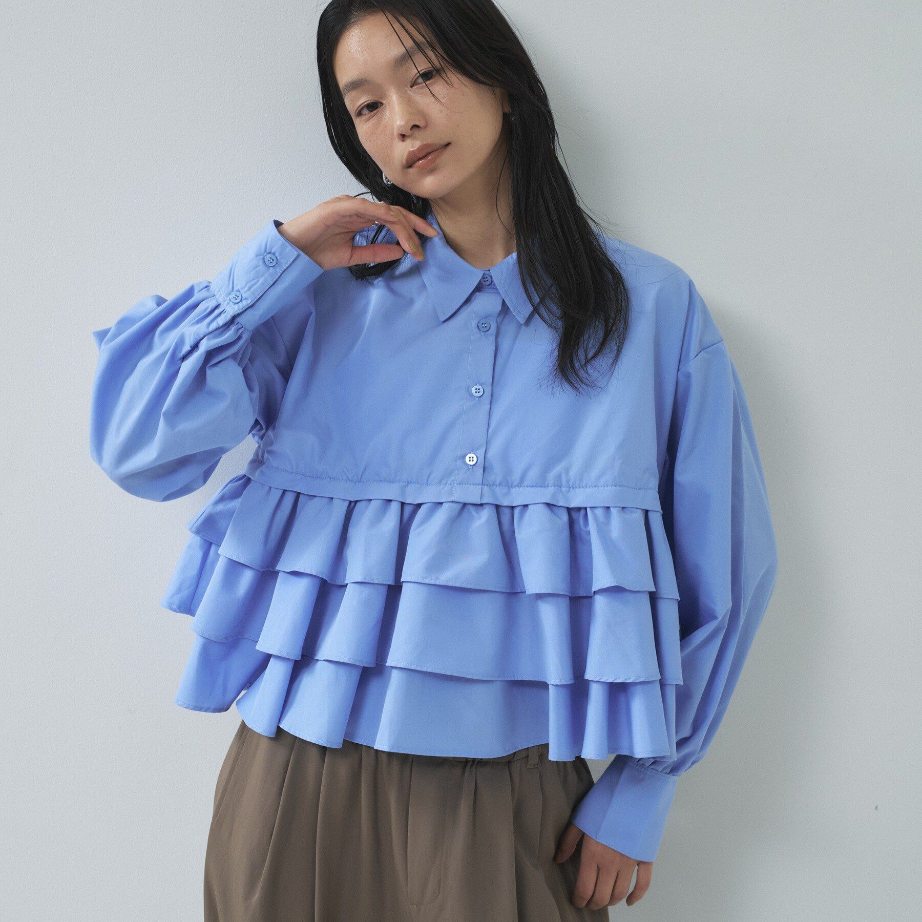 GALLEST「【一部店舗限定】ティアードフリルシャツ」|シャツ・ブラウス|