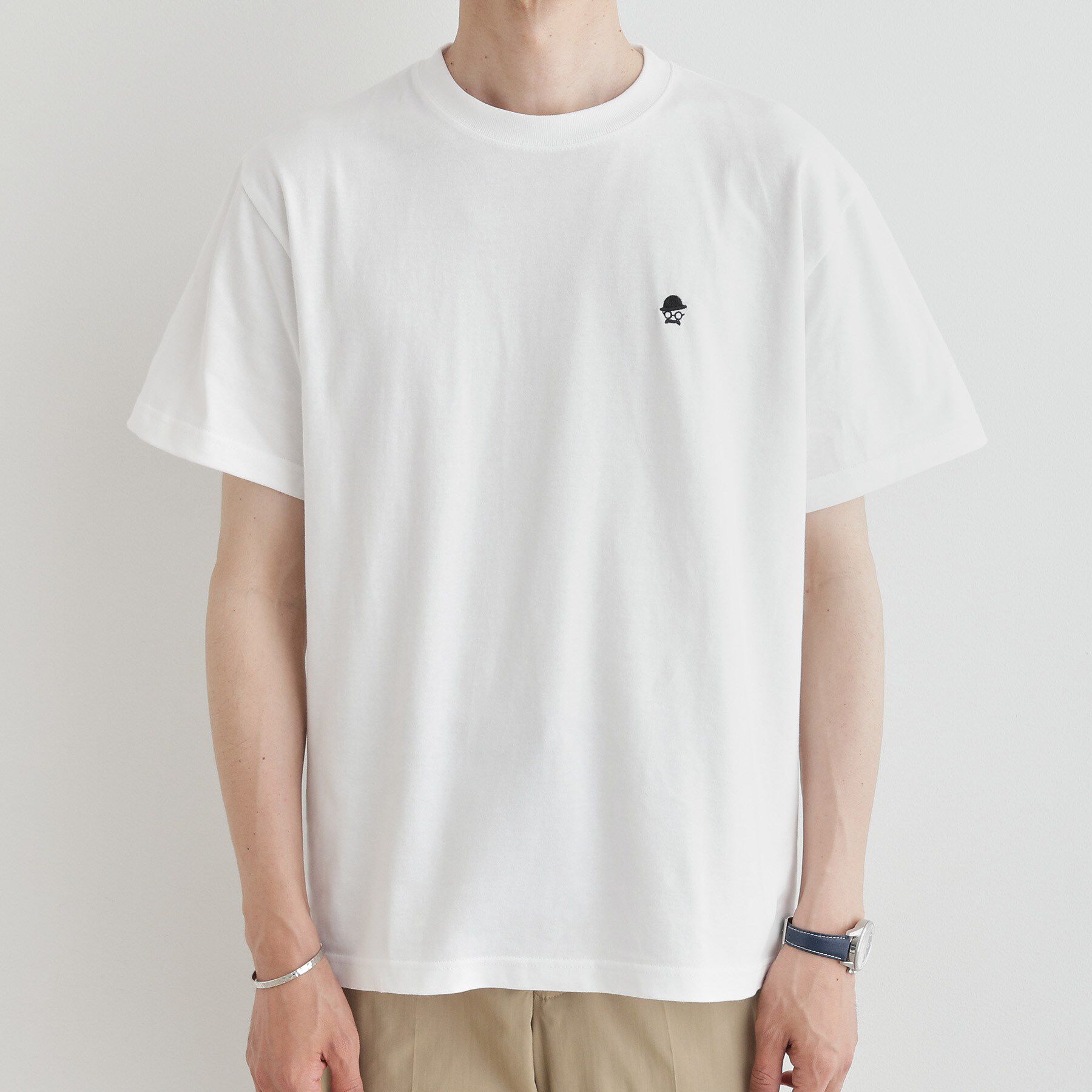 TAKEO KIKUCHI「【LIMITED】ワンポイント刺繍 半袖Tシャツ」|Tシャツ・カットソー|