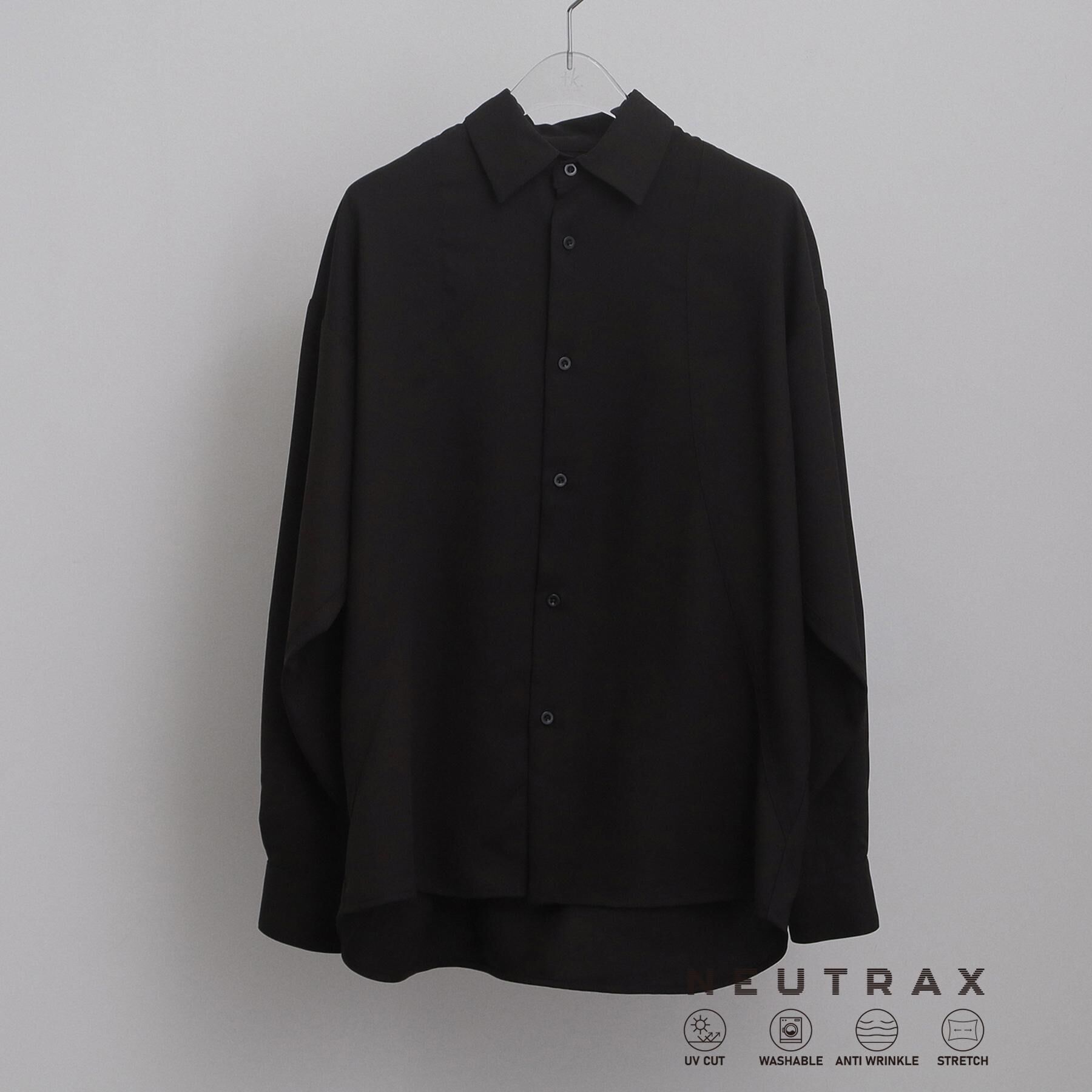 tk.TAKEO KIKUCHI「【UVカット／ストレッチ】NEUTRAXシリーズ 長袖シャツ」|シャツ・ブラウス|ブラック(019)