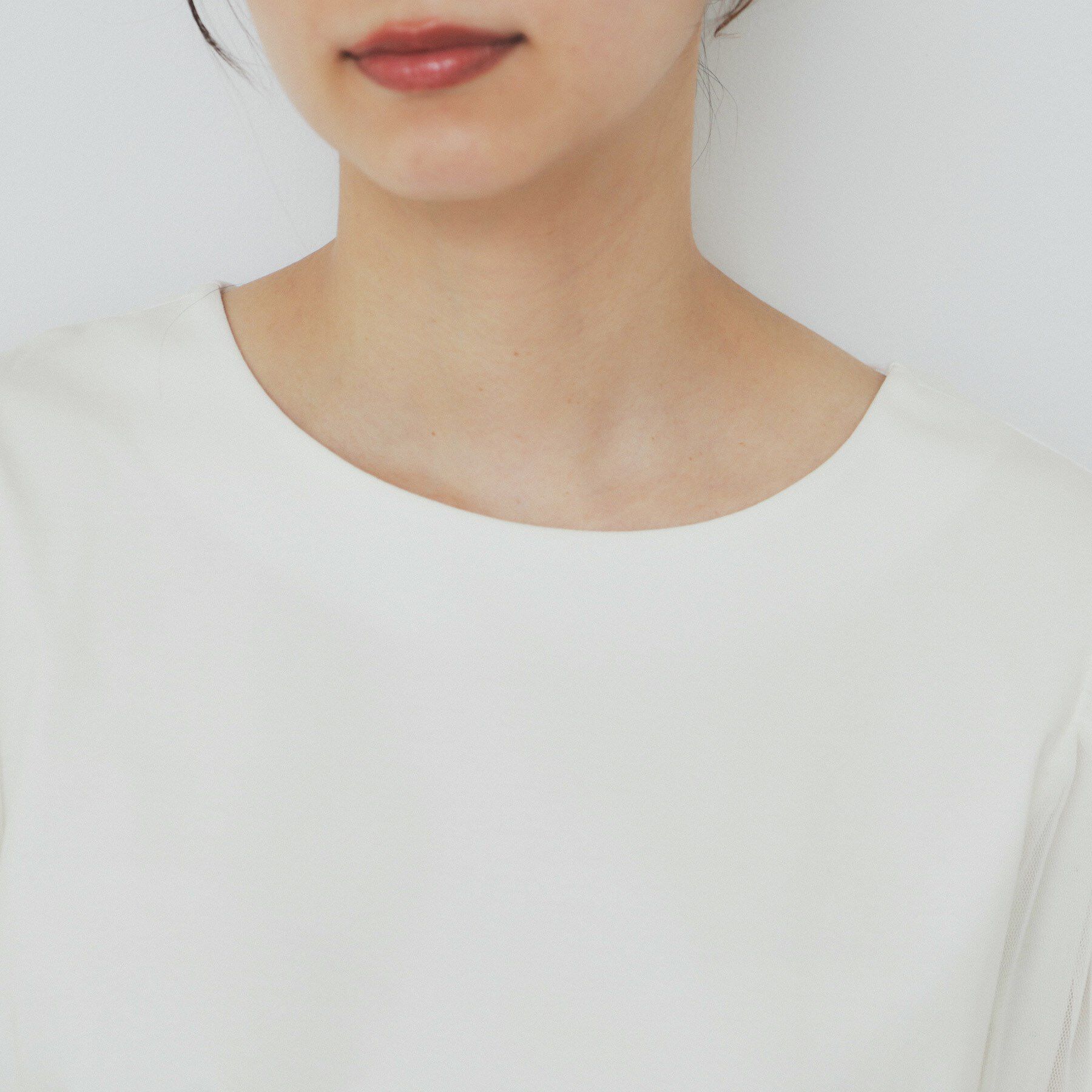 index「チュールドッキングバルーントップス【洗濯機洗い可/接触冷感】」|Tシャツ・カットソー|