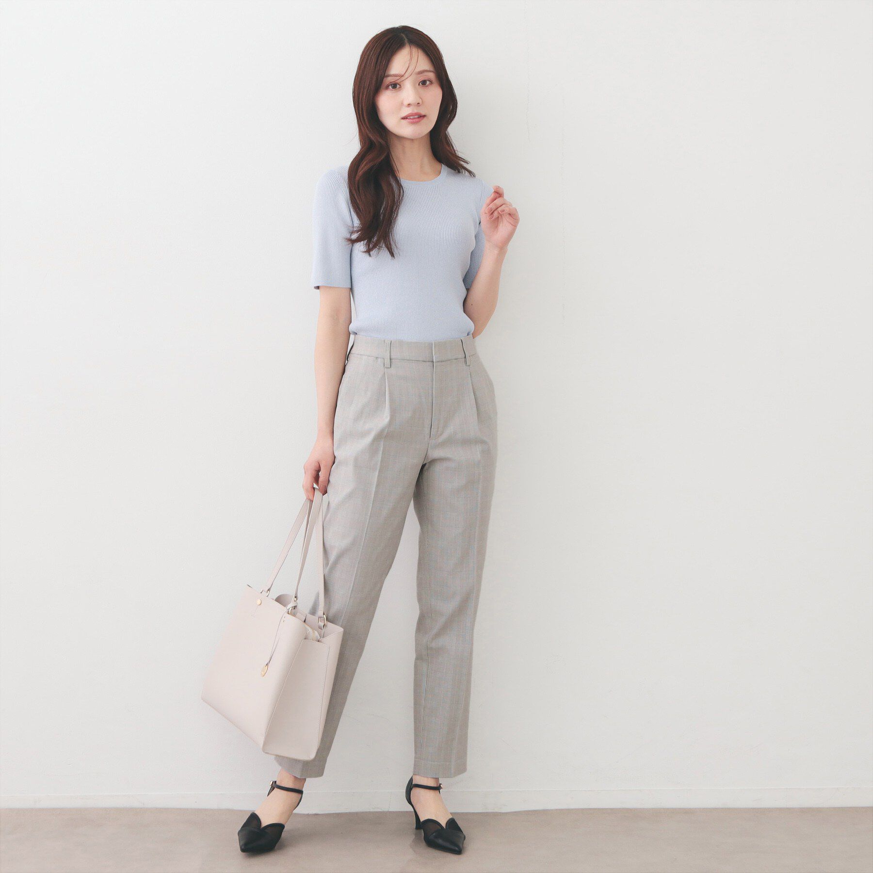 index「ストレッチテーパードパンツ【洗濯機OK・吸水速乾・接触冷感・透け防止】」|その他|