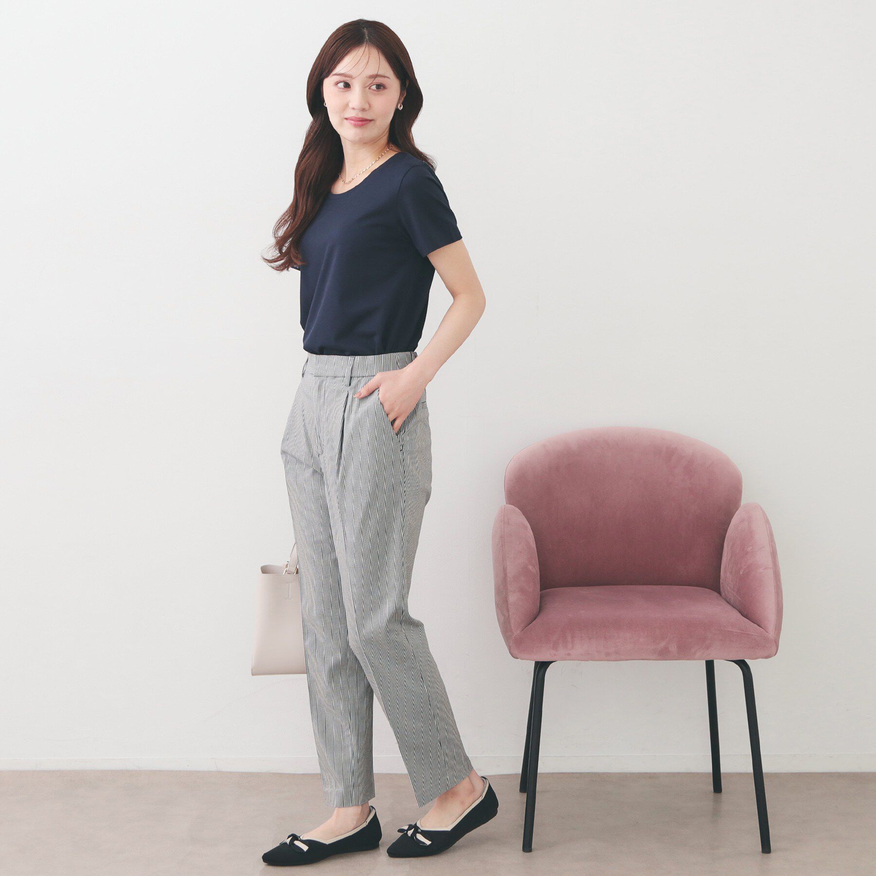 index「ストレッチテーパードパンツ【洗濯機OK・吸水速乾・接触冷感・透け防止】」|その他|