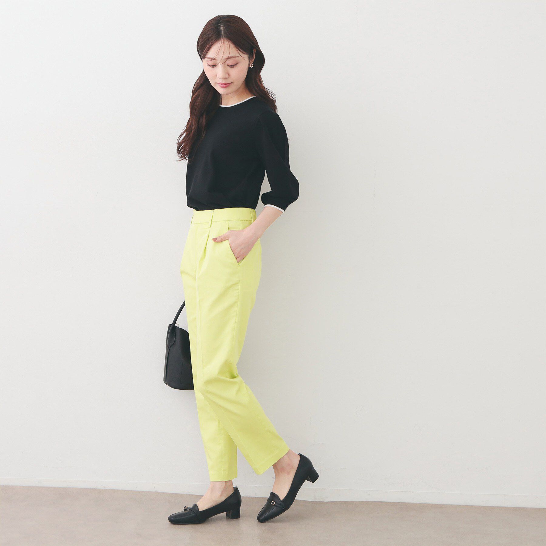 index「ストレッチテーパードパンツ【洗濯機OK・吸水速乾・接触冷感・透け防止】」|その他|