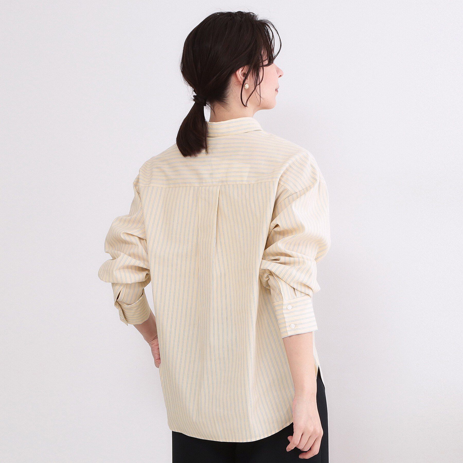 OPAQUE.CLIP「レギュラーカラーシャツ/ストライプアソート【洗濯機OK】」|シャツ・ブラウス|