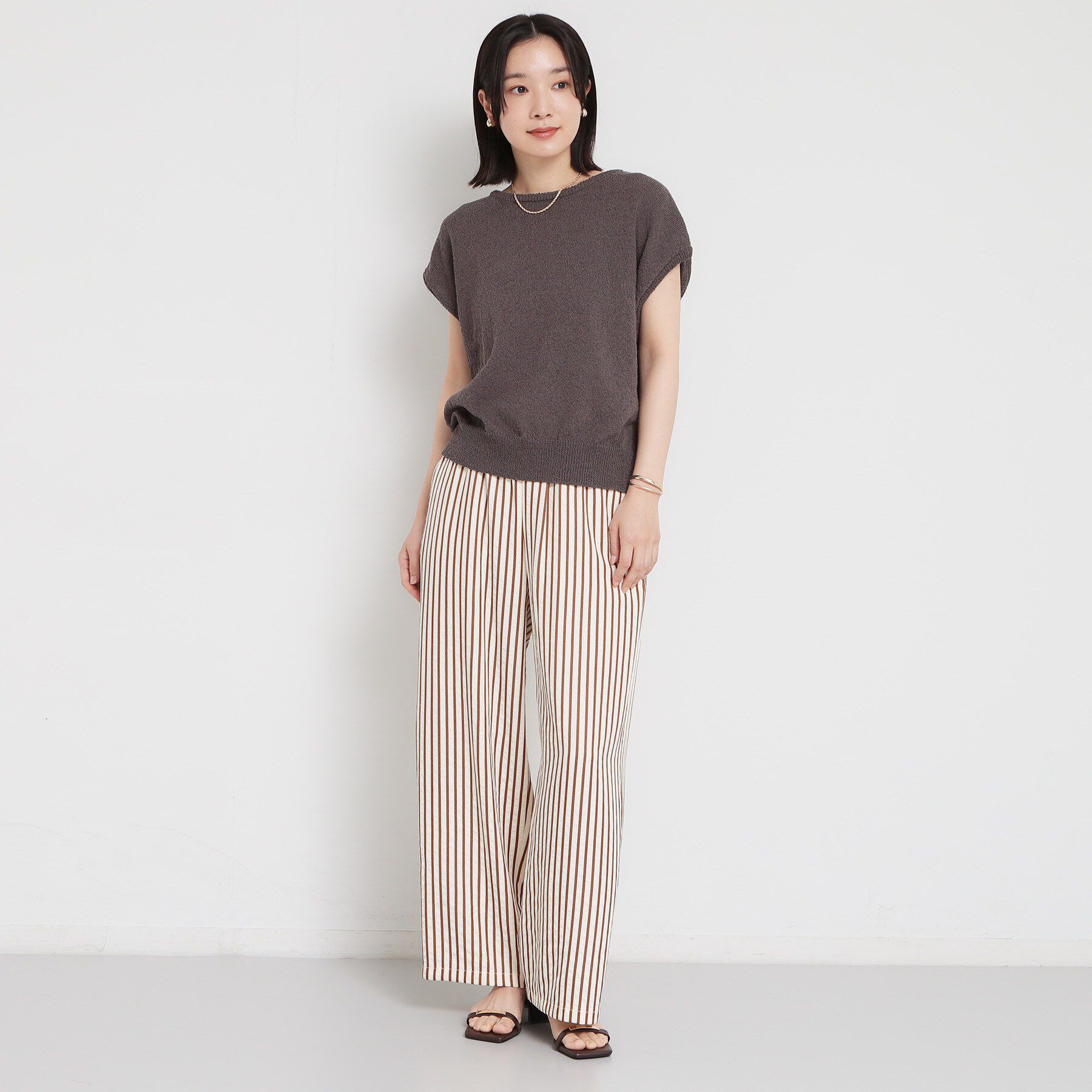 THE SHOP TK「ドビーストライプイージーパンツ」|その他|