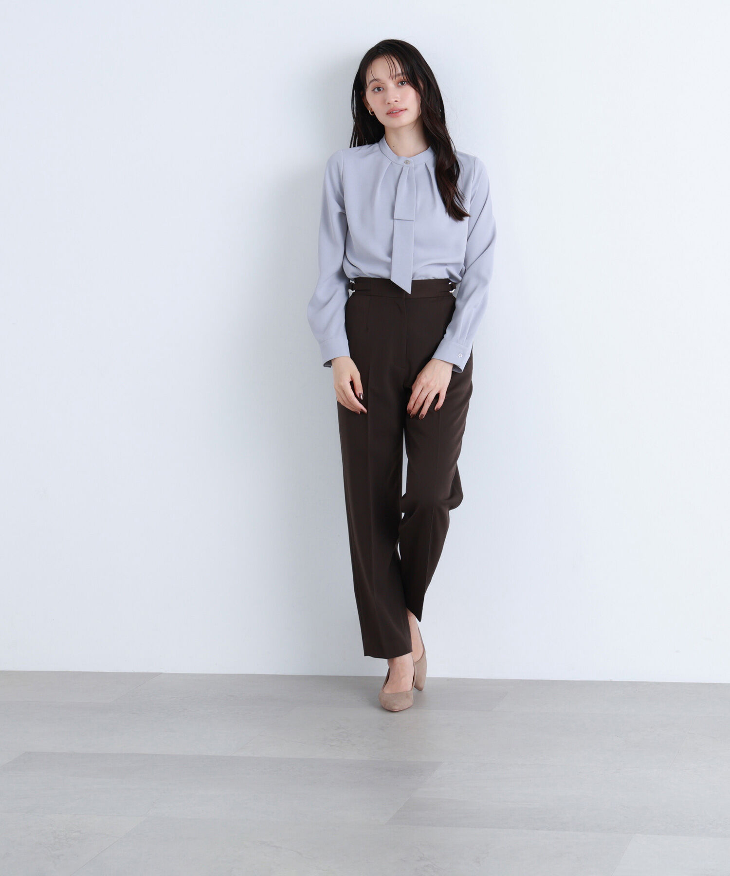  「サイドバックルテーパードパンツ」|その他|