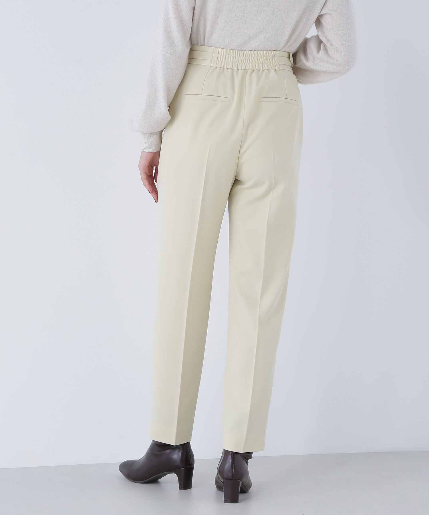  「サイドバックルテーパードパンツ」|その他|