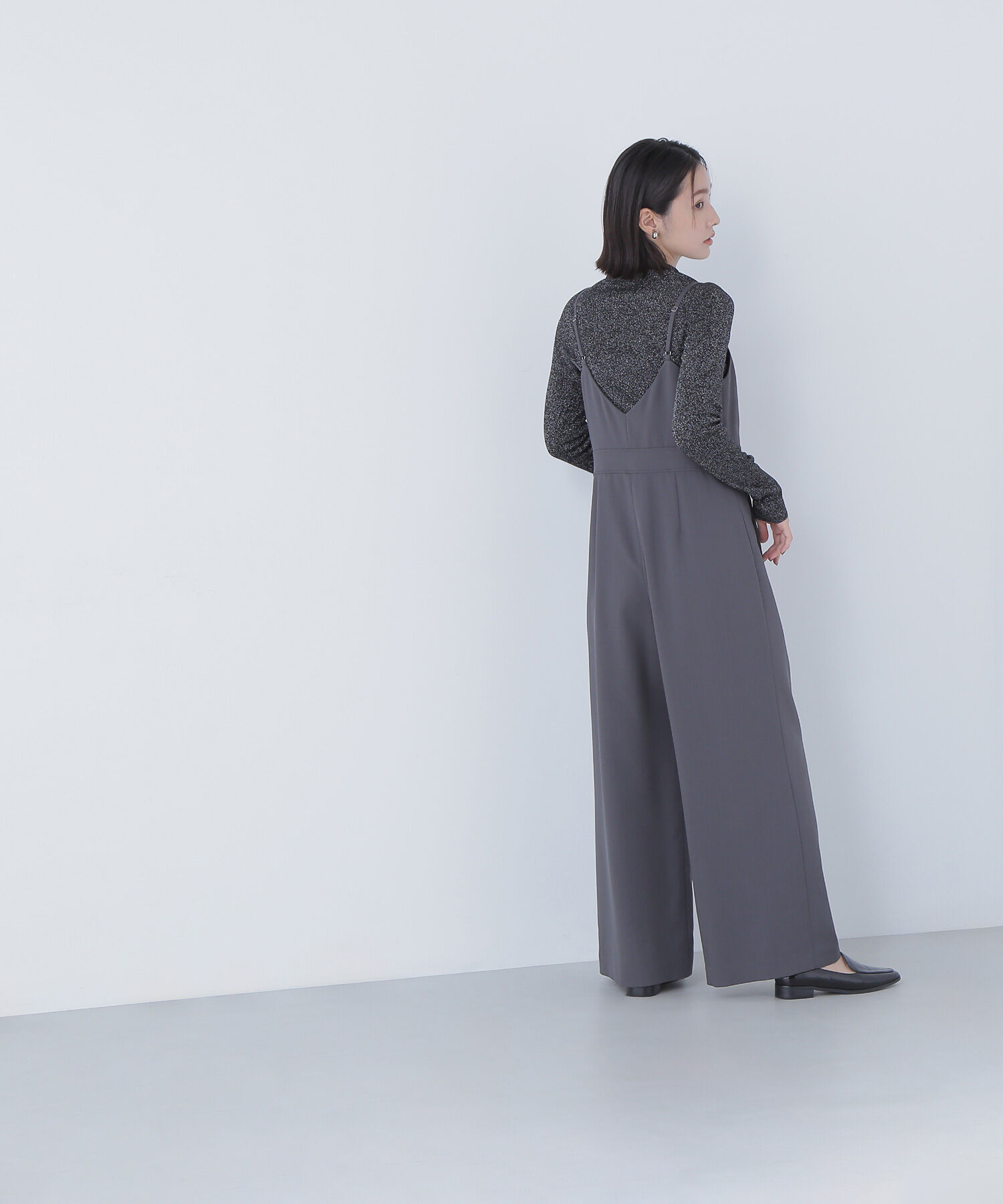  「シャイニーハイネックニット」|ニット・セーター|