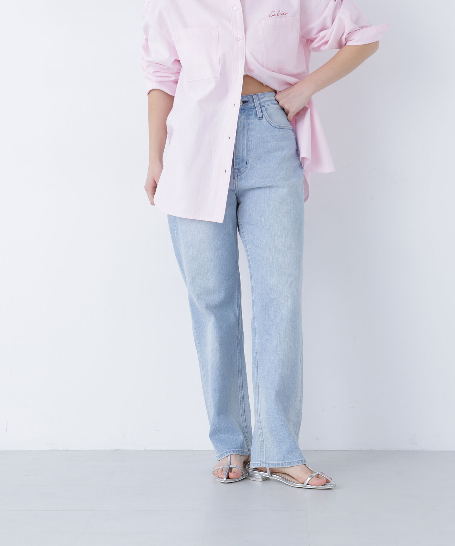  「〈N.〉ハイライズストレートデニムパンツ」|その他|