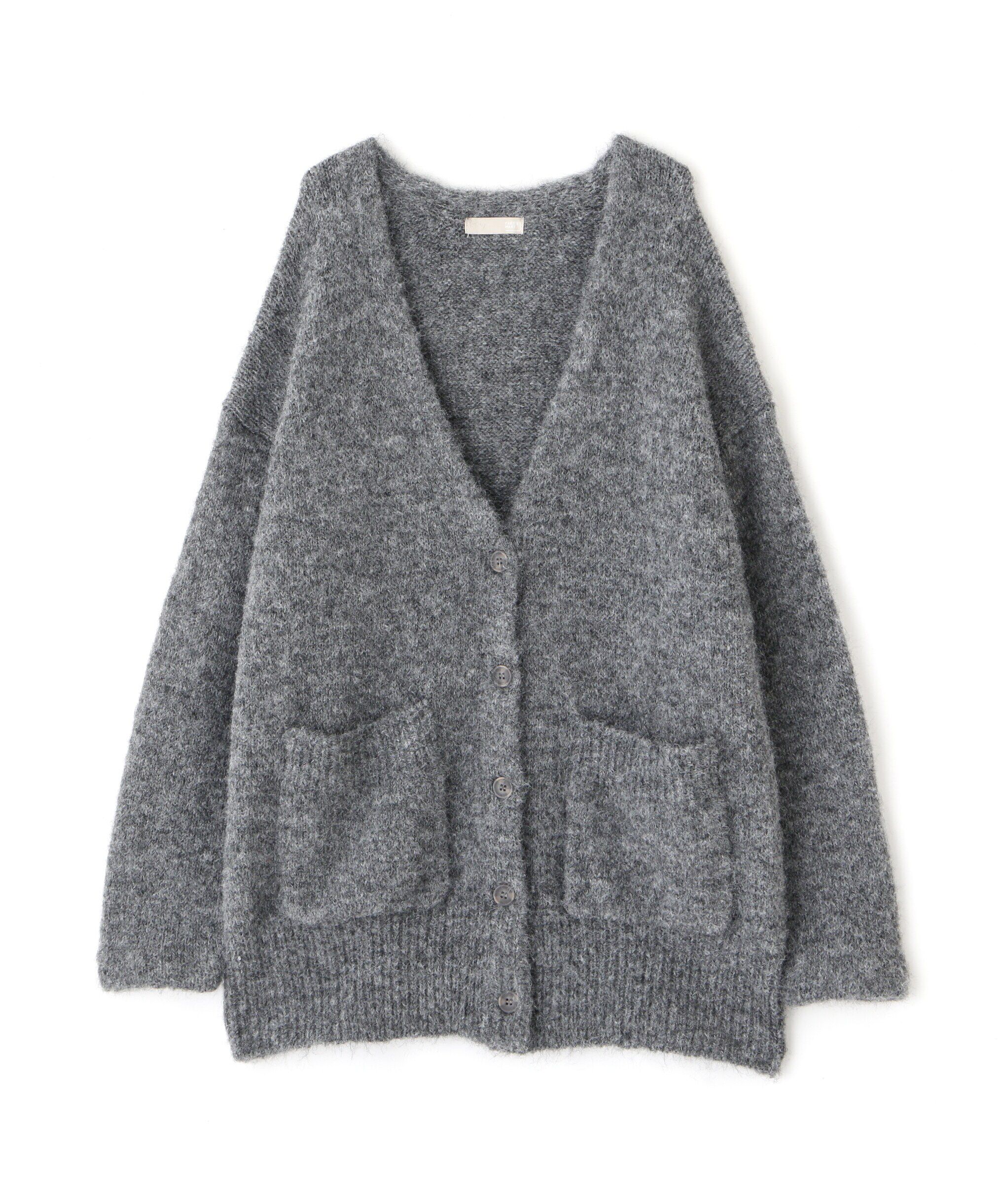  「ウール混リサイクルエコニットカーディガン」|ニット・セーター|