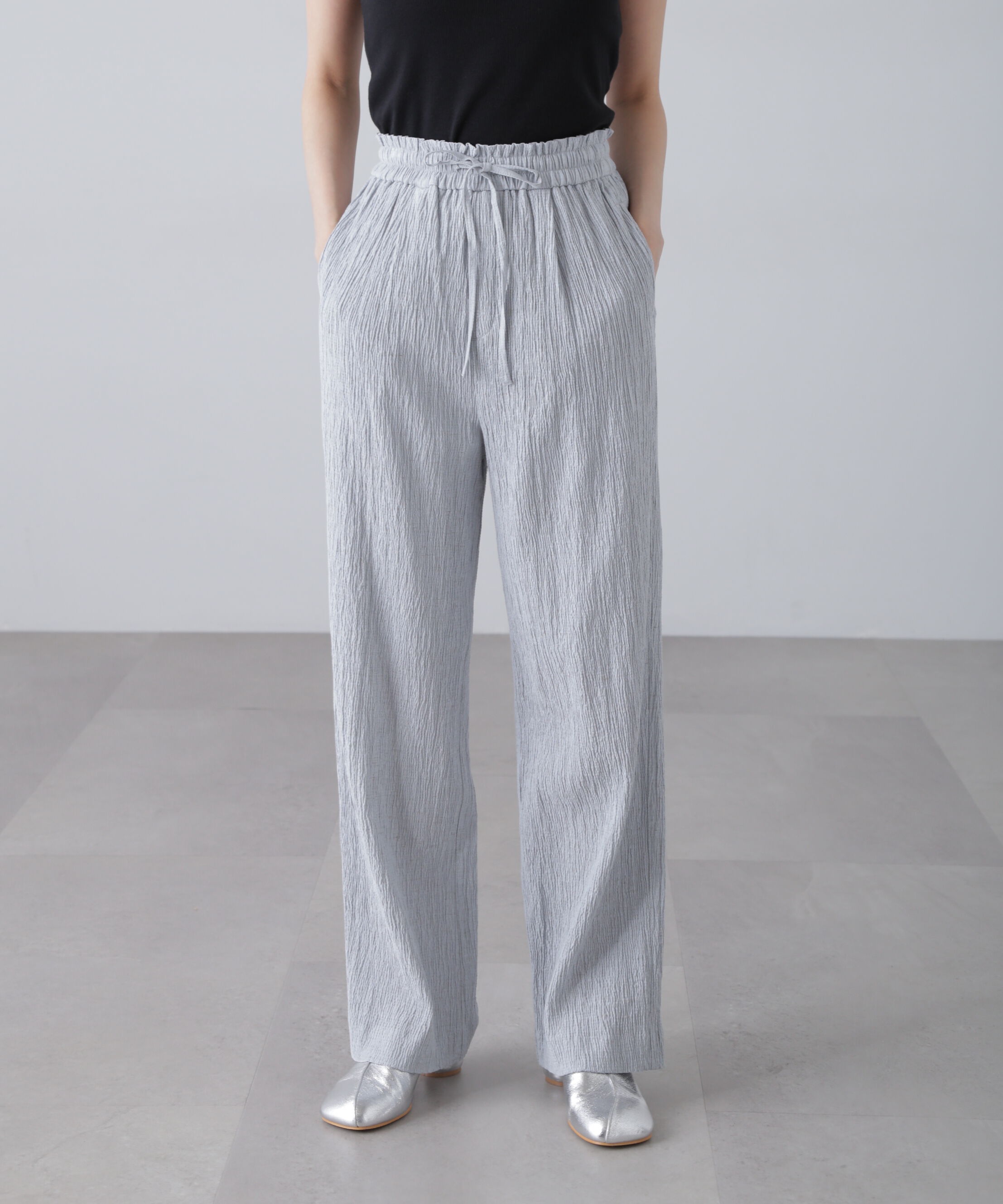  「楊柳リラックスストレートパンツ」|その他|