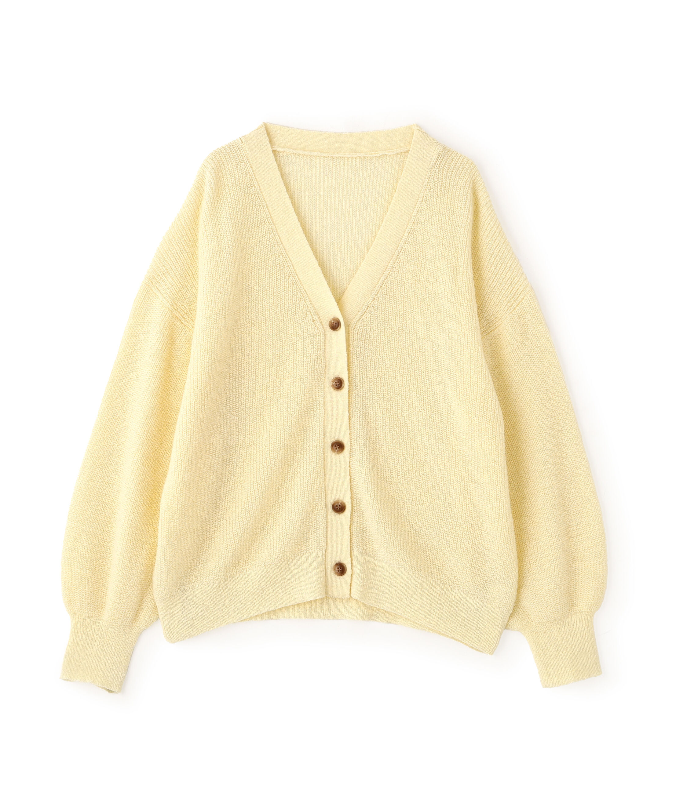  「5GモヘヤタッチVネックカーディガン」|ニット・セーター|