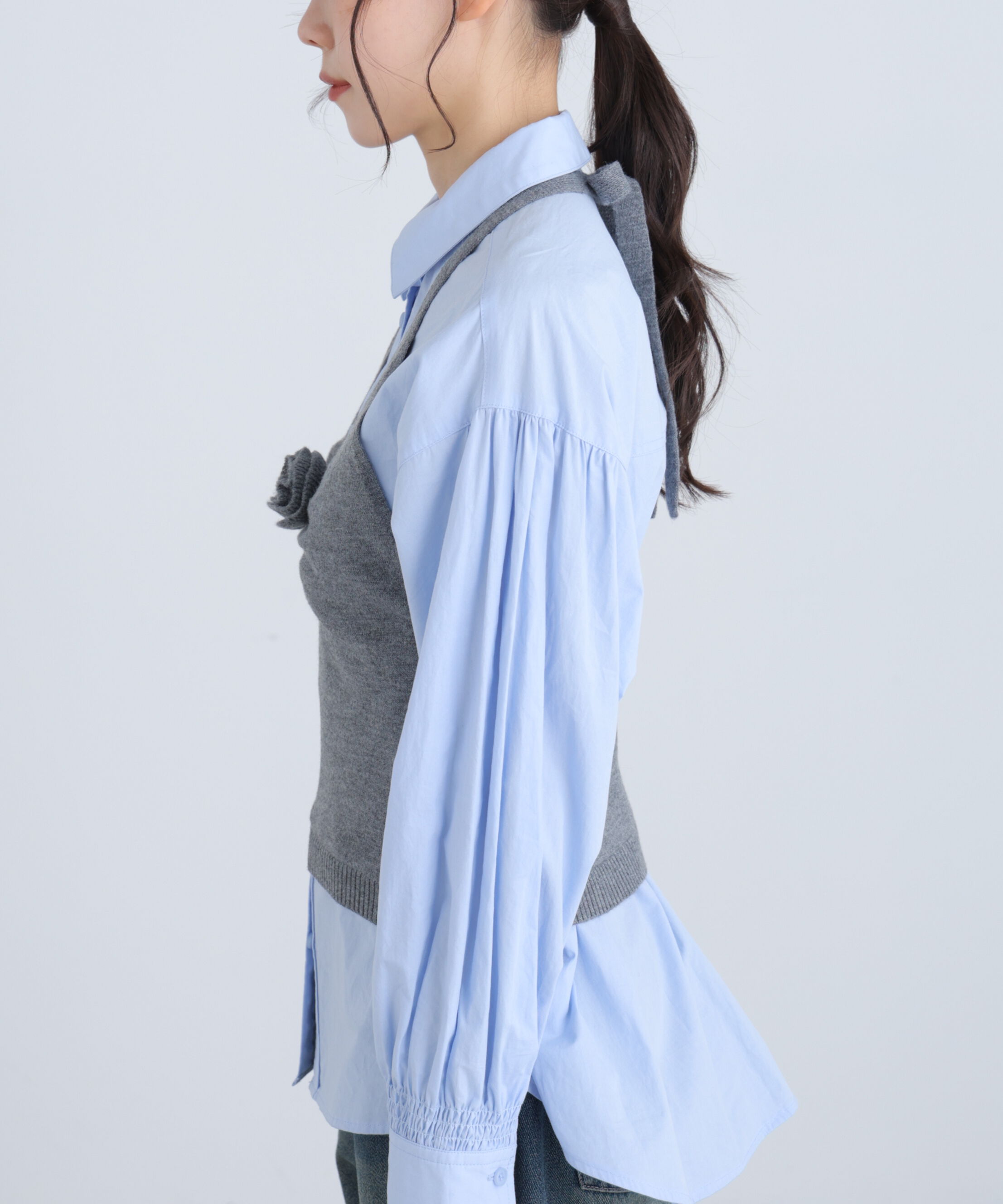  「ホルターネックニットベスト」|ニット・セーター|