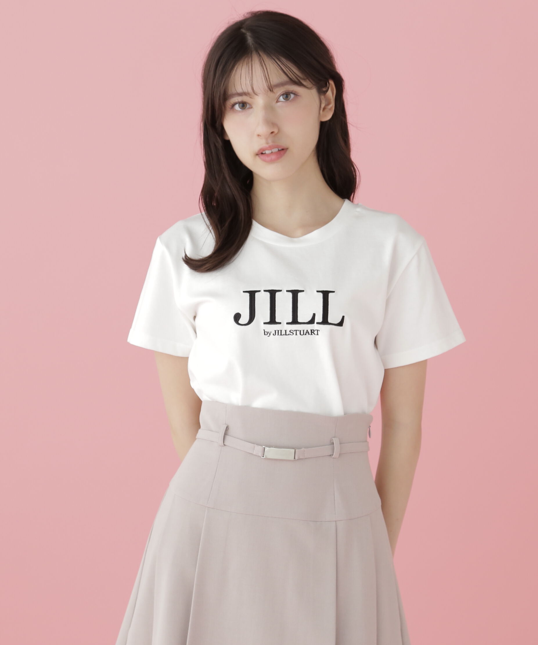  「オーガニック刺繍ロゴTシャツ　」|Tシャツ・カットソー|