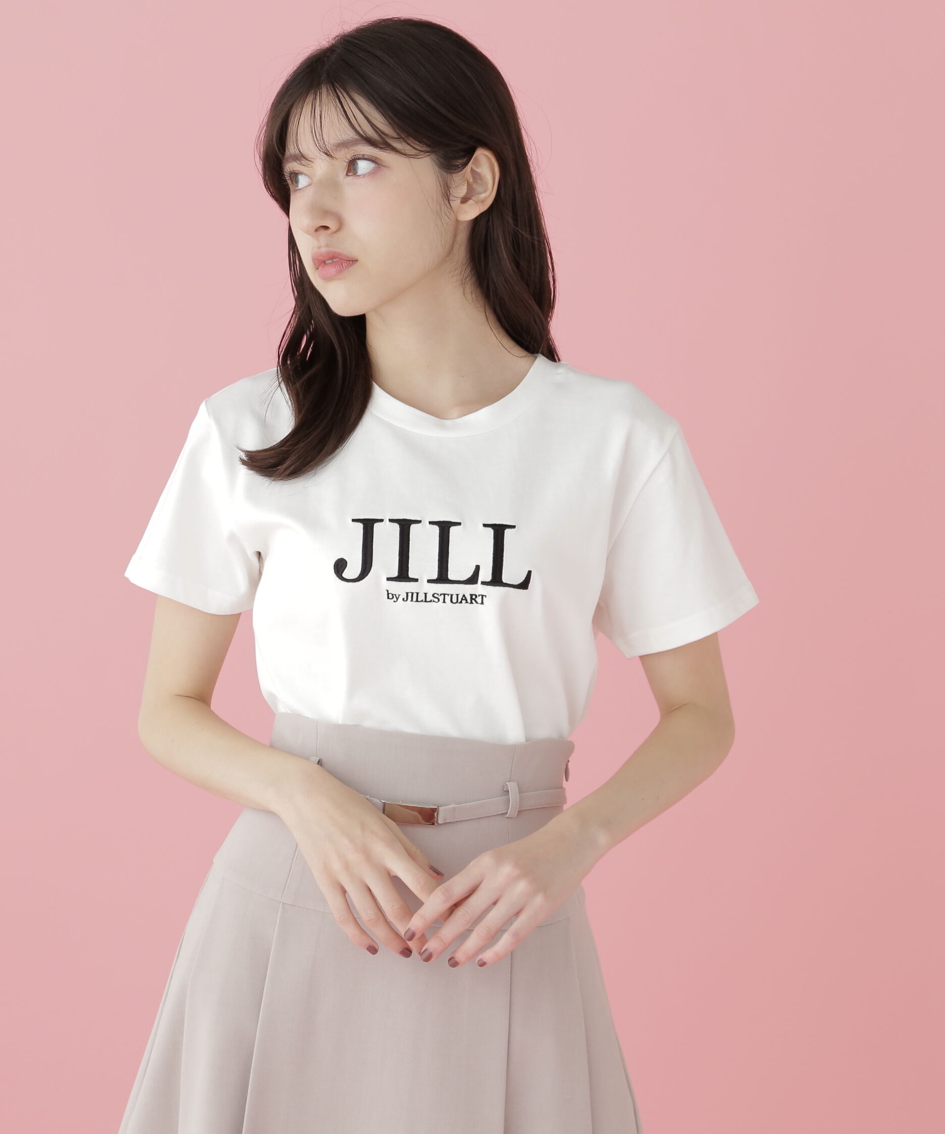  「オーガニック刺繍ロゴTシャツ　」|Tシャツ・カットソー|