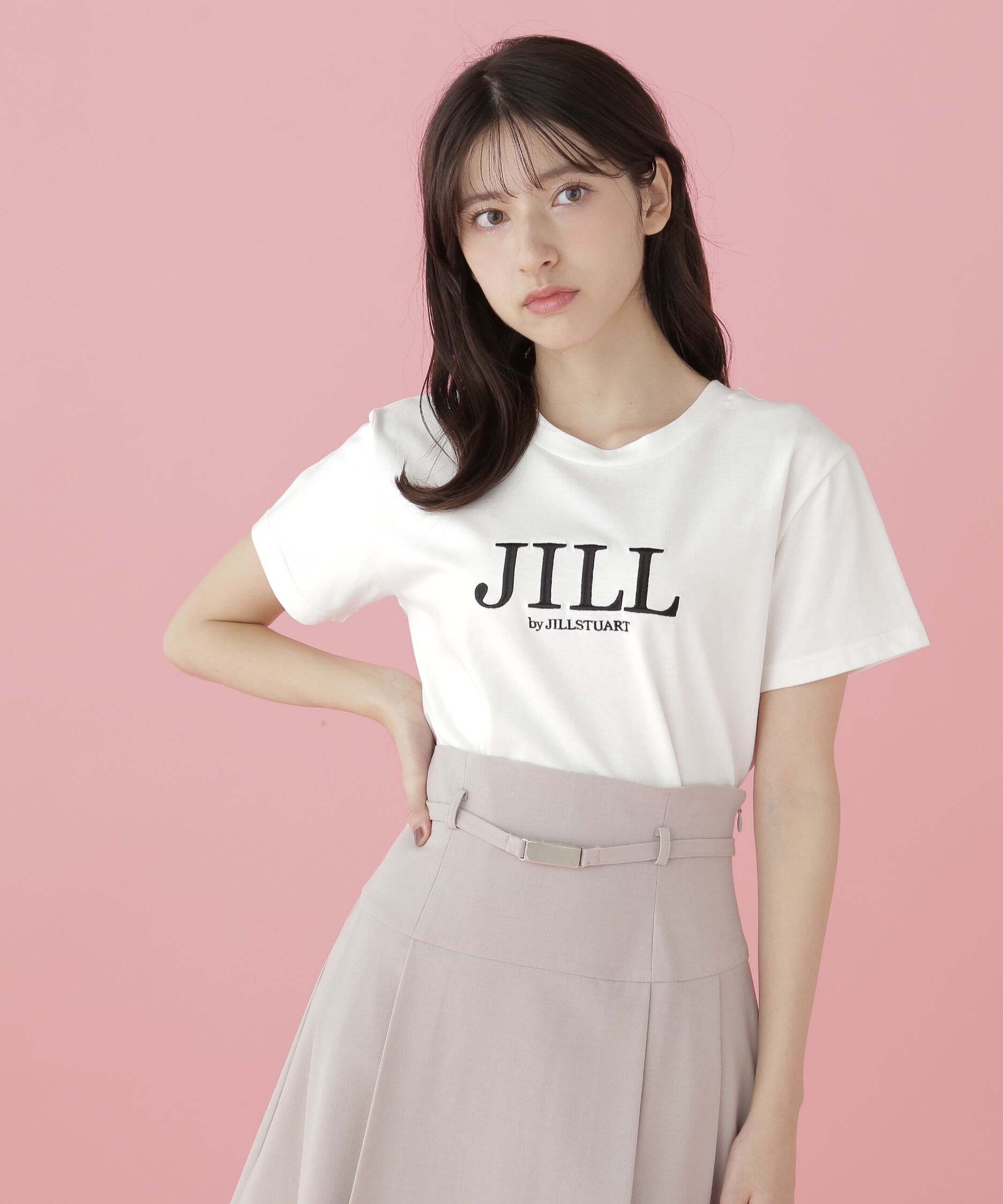  「オーガニック刺繍ロゴTシャツ　」|Tシャツ・カットソー|