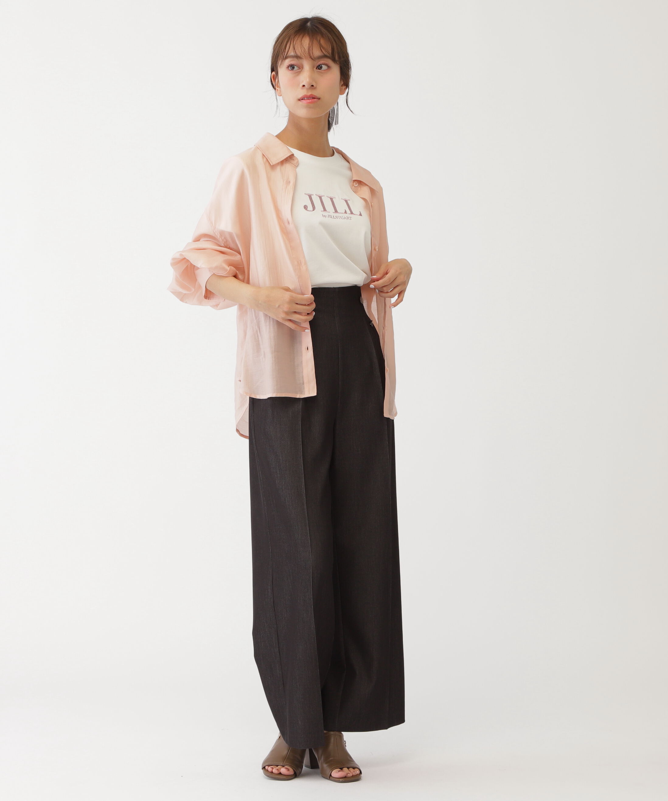  「オーガニック刺繍ロゴTシャツ　」|Tシャツ・カットソー|