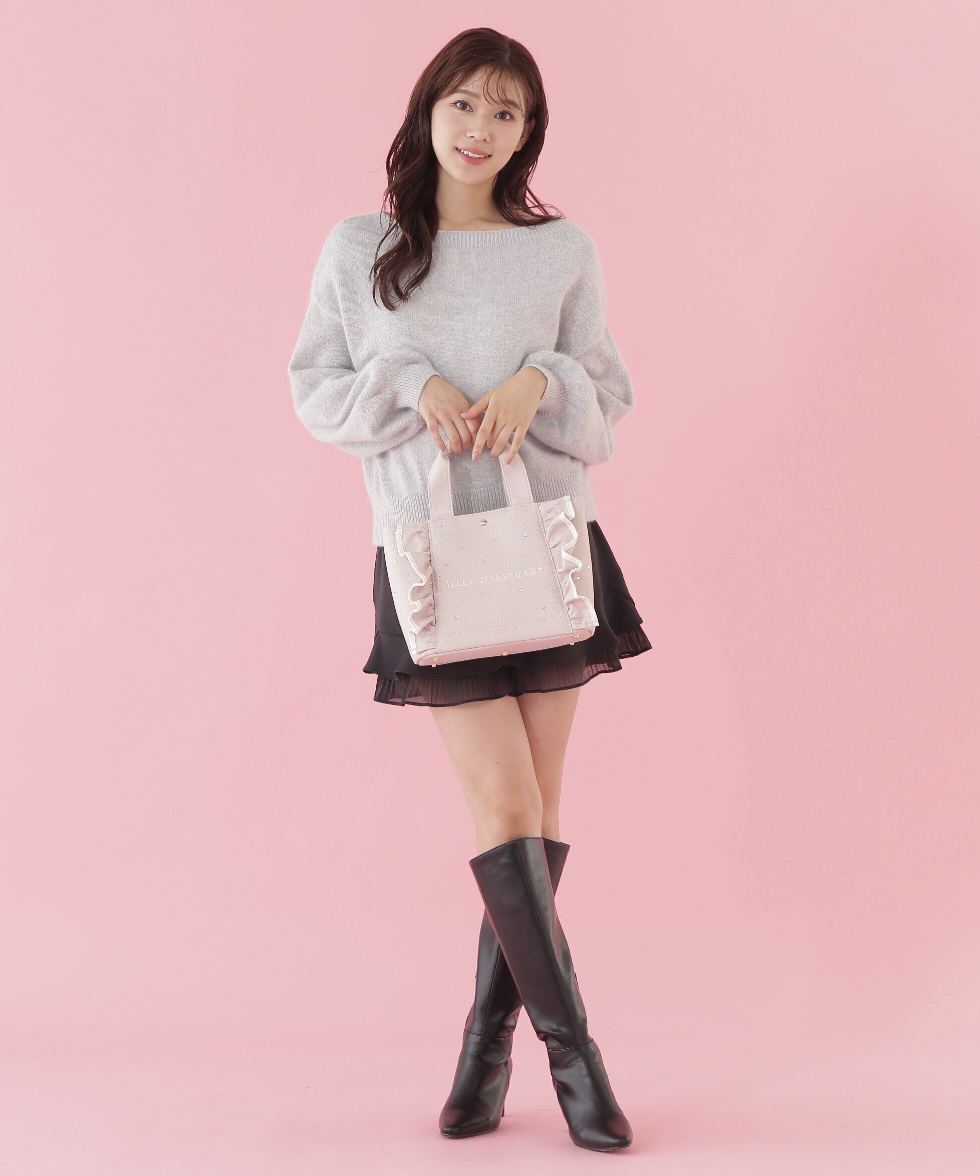  「WEB限定：ビジューフリルトート　」|その他|