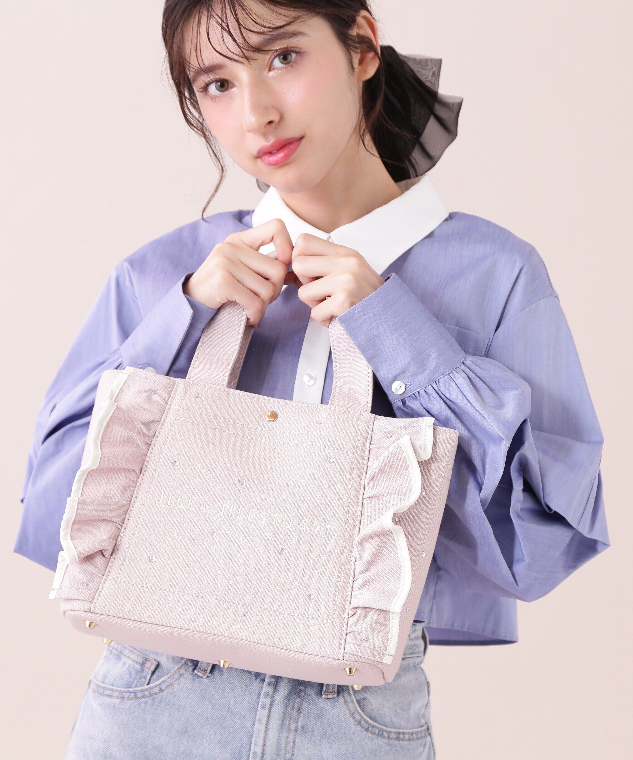  「WEB限定：ビジューフリルトート　」|その他|