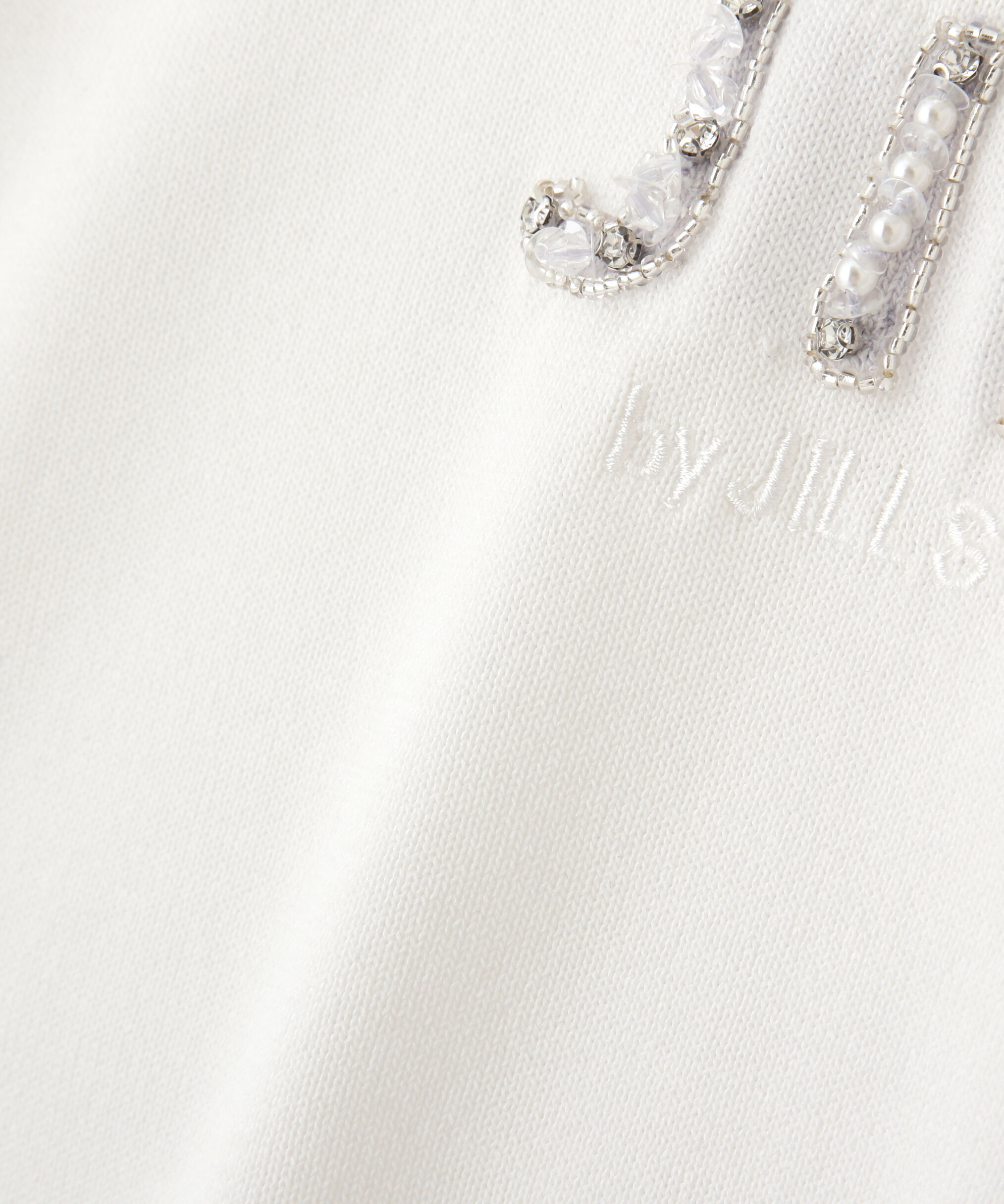  「パールミニロゴパフスリーブニットトップス」|ニット・セーター|