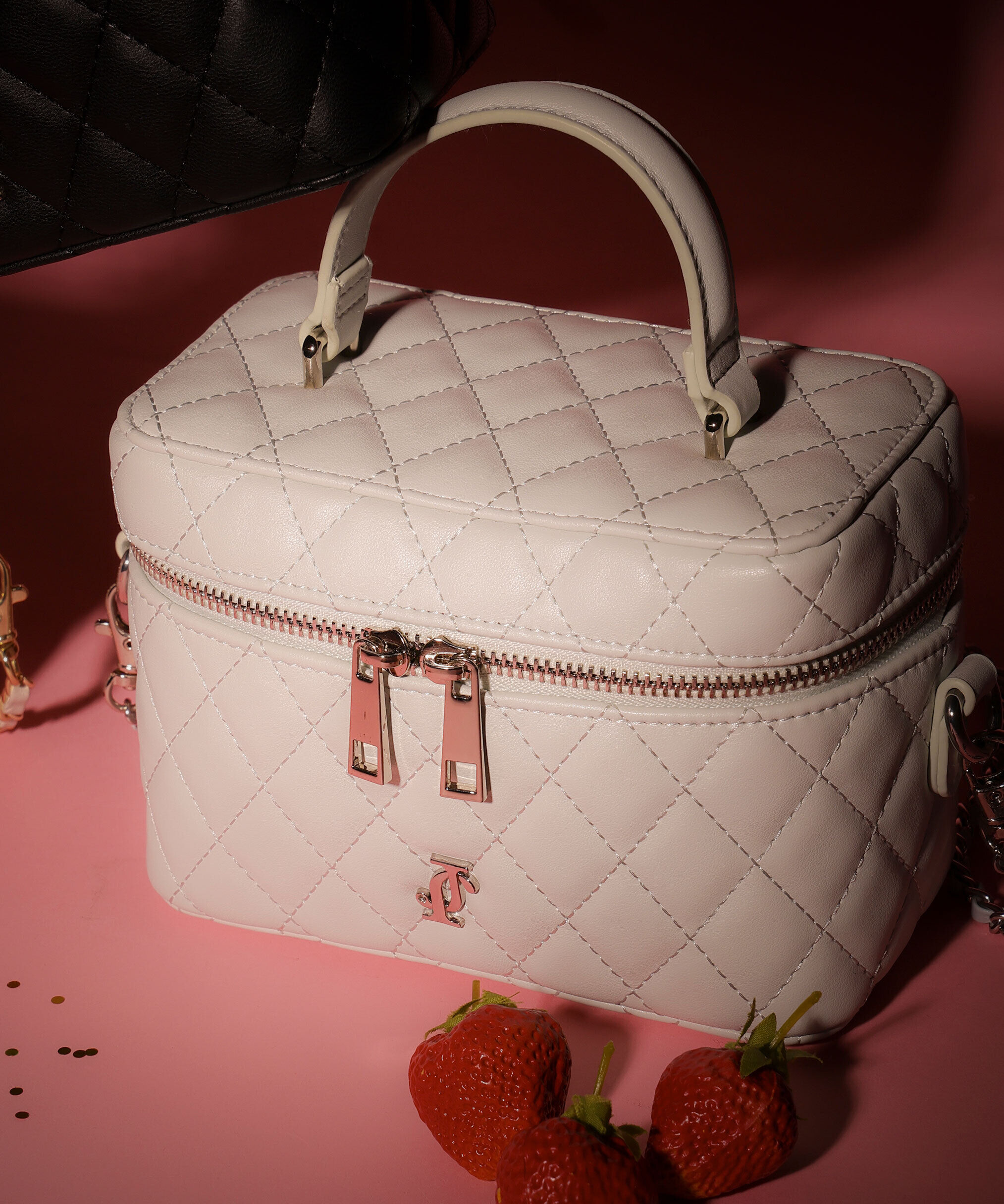  「キルティングバニティ」|その他|ブルー