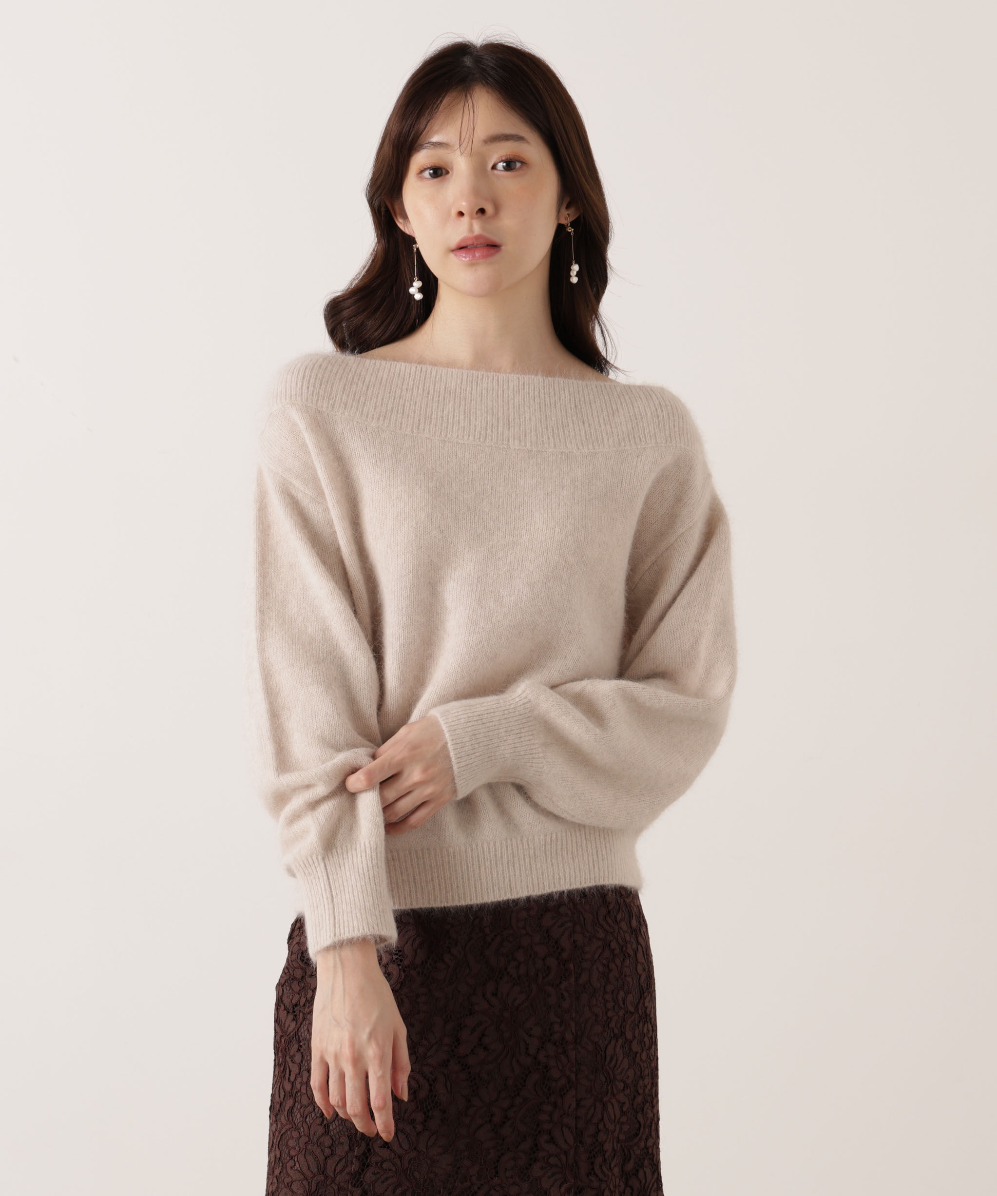 PROPORTION BODY DRESSING「FOX混ニット 25AW」|ニット・セーター|