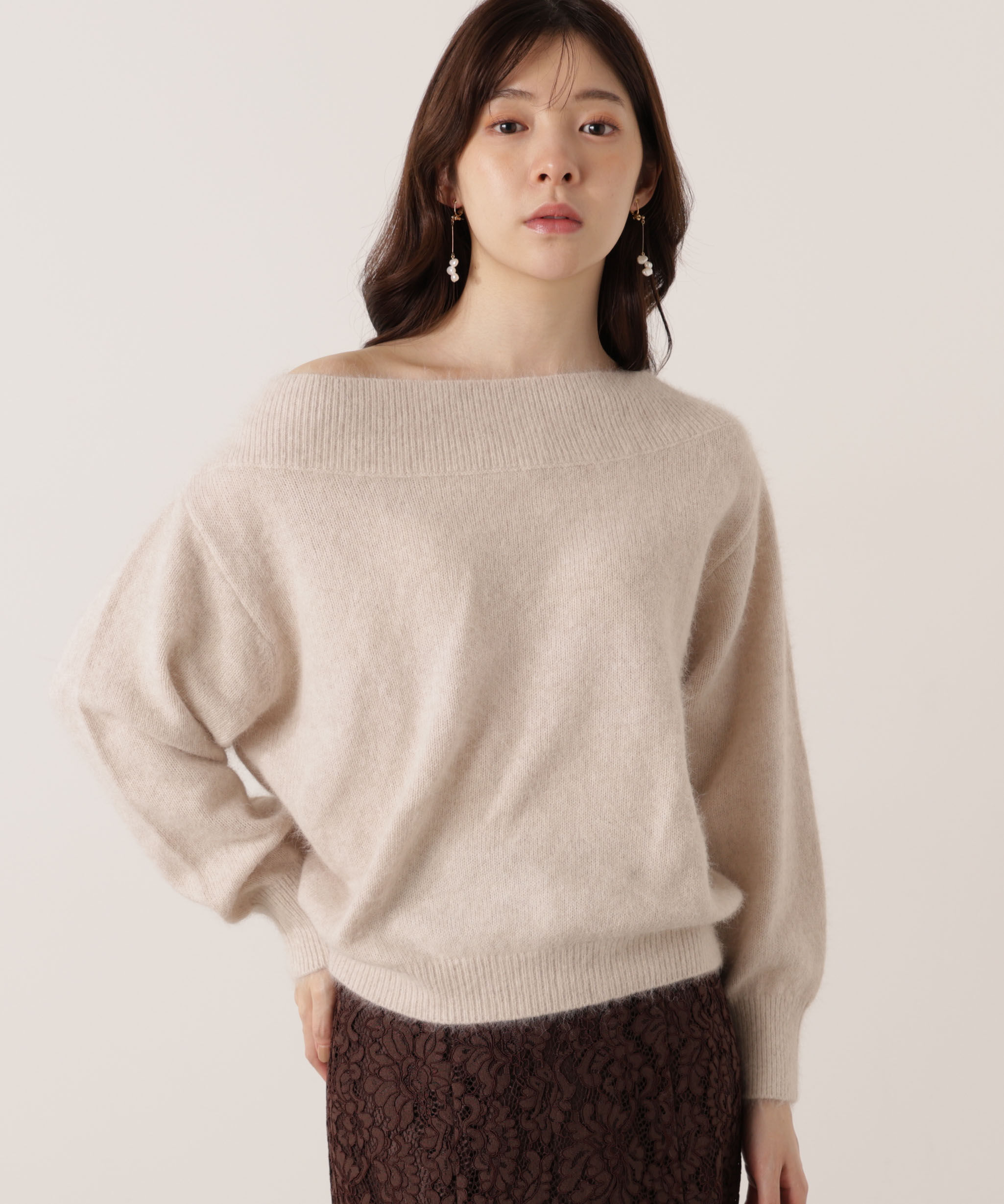 PROPORTION BODY DRESSING「FOX混ニット 25AW」|ニット・セーター|