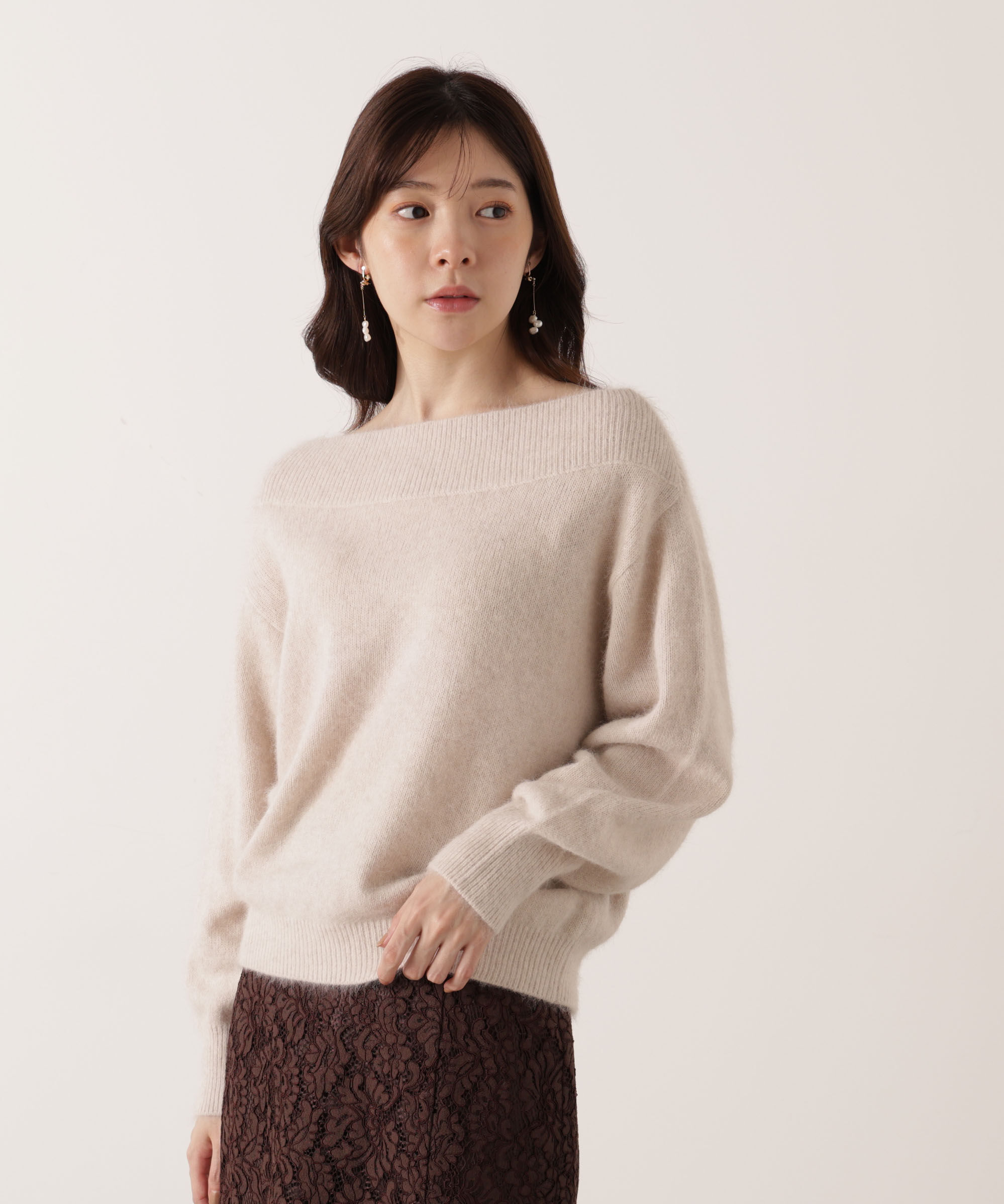 PROPORTION BODY DRESSING「FOX混ニット 25AW」|ニット・セーター|