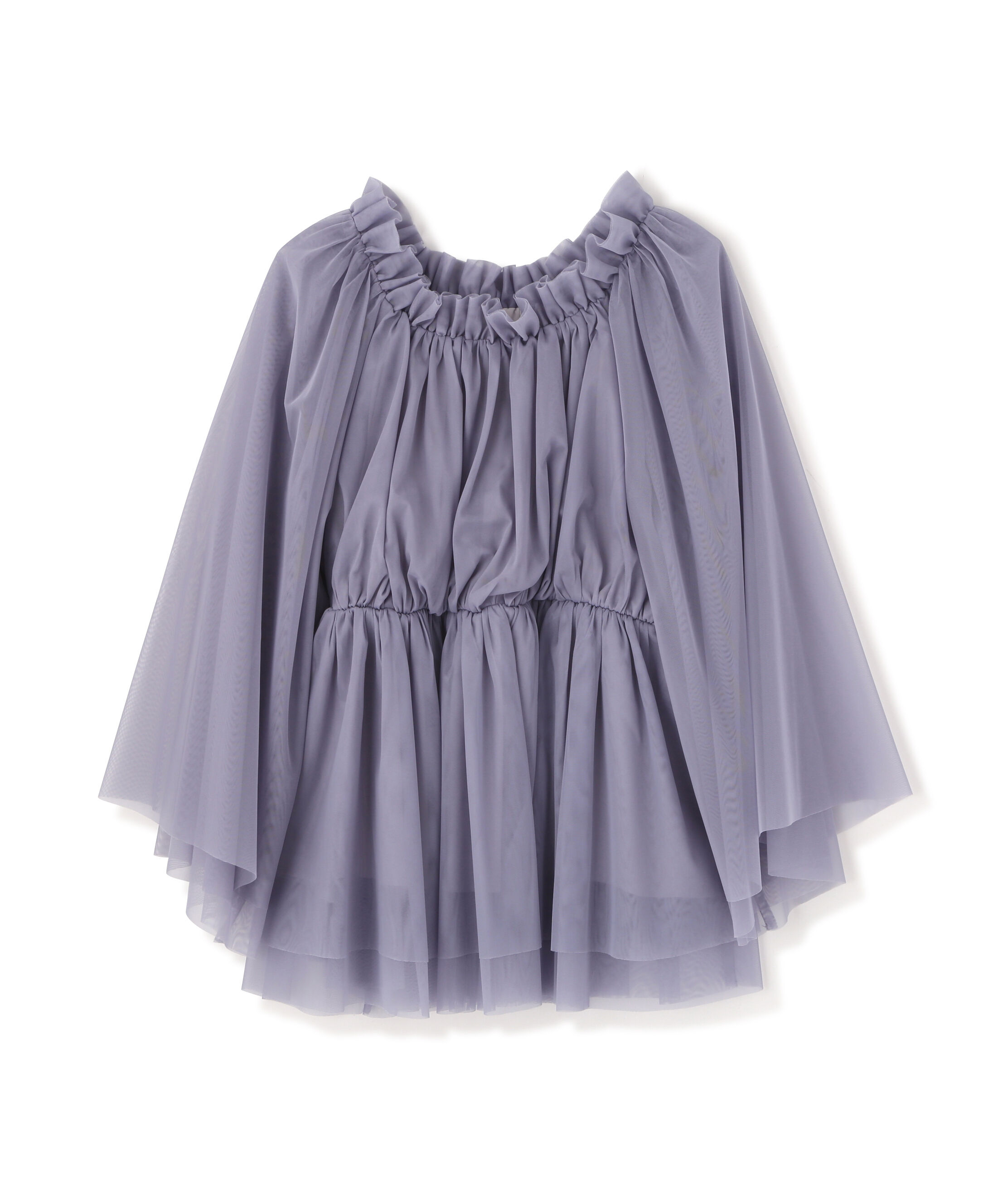 PROPORTION BODY DRESSING「＜明日香さんコラボ＞チュールスリーブフレアブラウス　26SS」|シャツ・ブラウス|