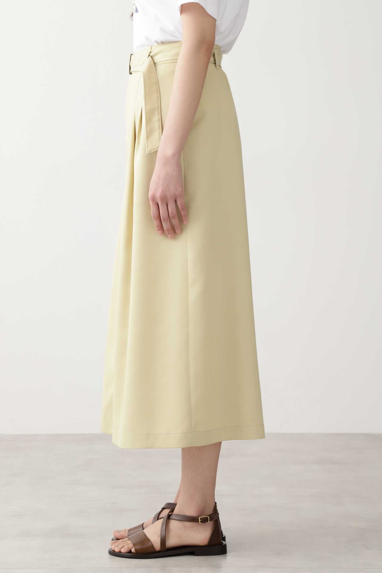  「◆リサイクルポリエステルツイルスカート」|スカート|