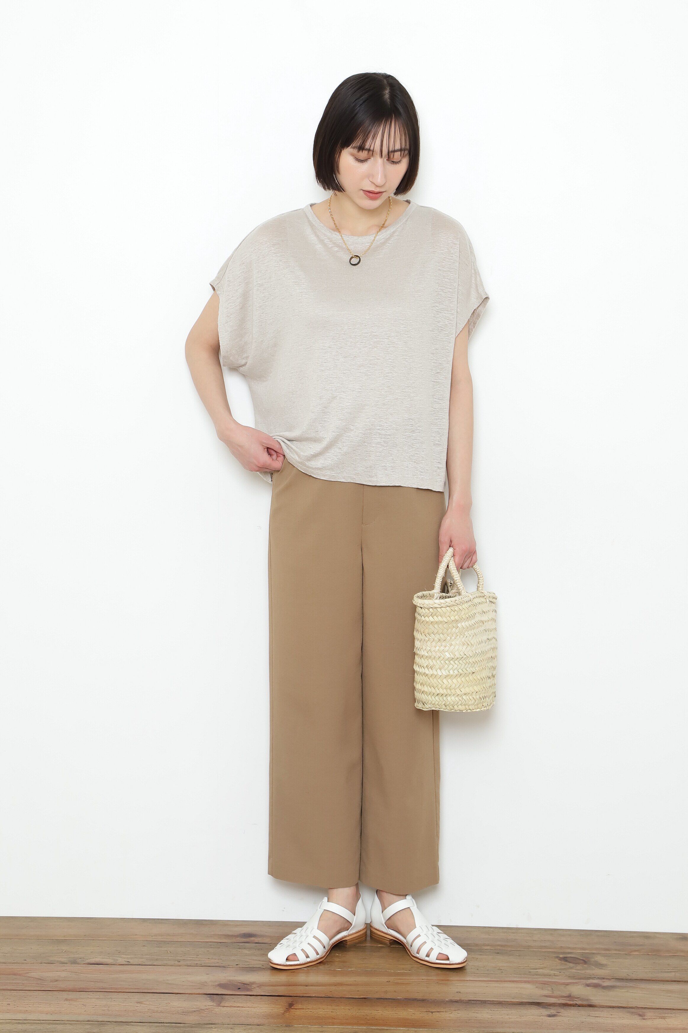  「◆レーヨン強撚Ｃ／麻ツイルＳＴパンツ」|その他|