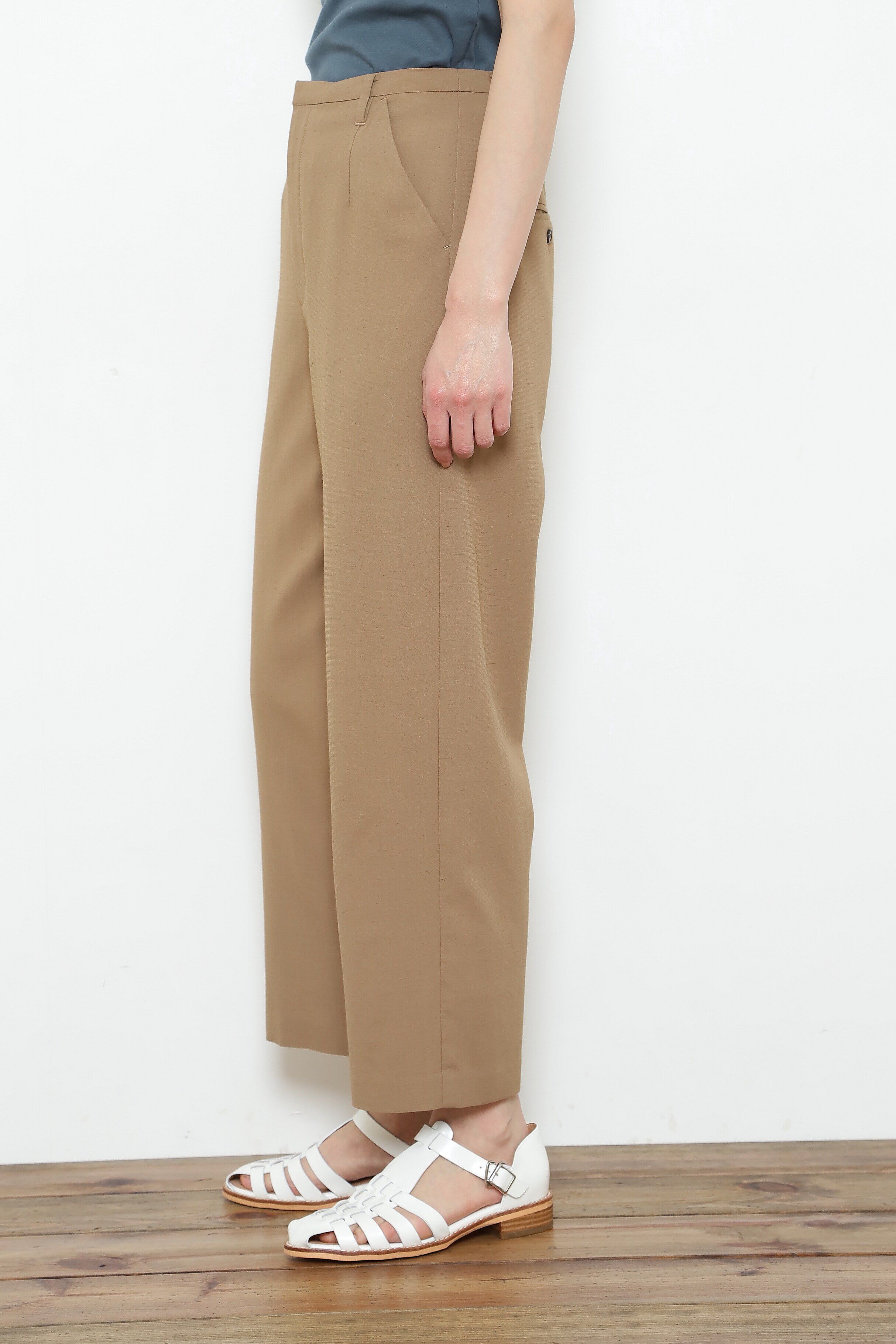  「◆レーヨン強撚Ｃ／麻ツイルＳＴパンツ」|その他|