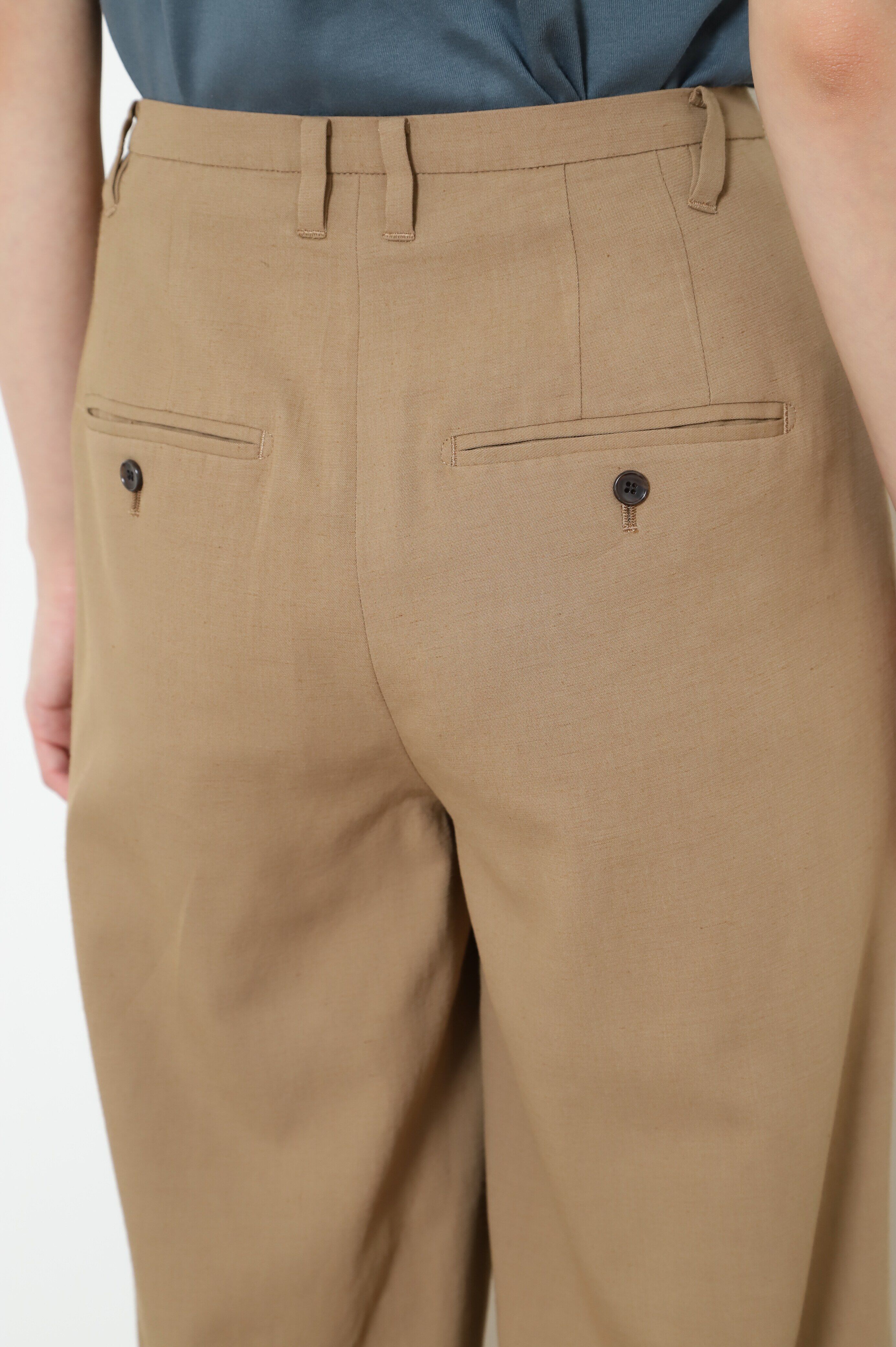  「◆レーヨン強撚Ｃ／麻ツイルＳＴパンツ」|その他|