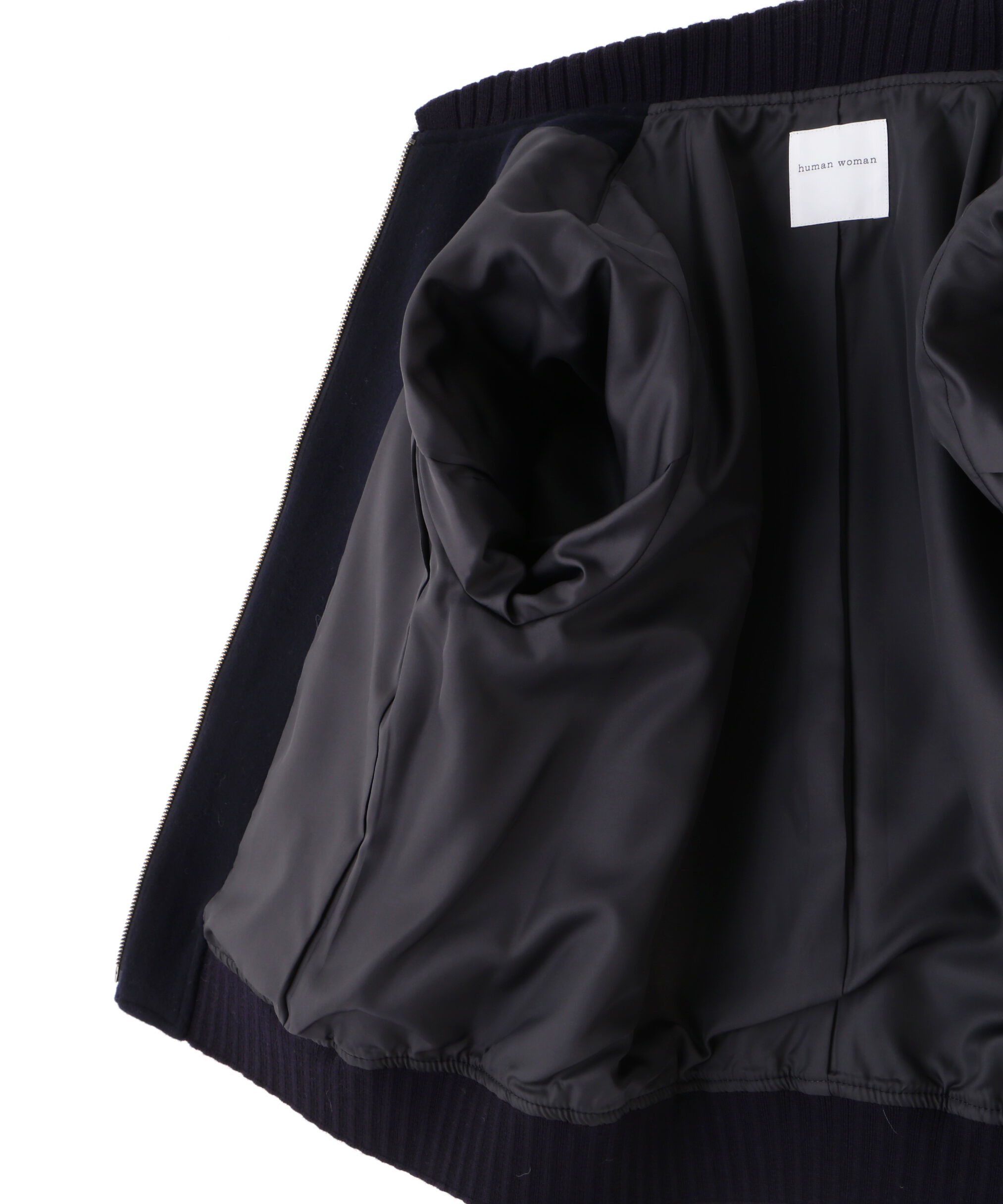  「Ｗメルトンショートジップブルゾン」|ブルゾン・スタジャン|