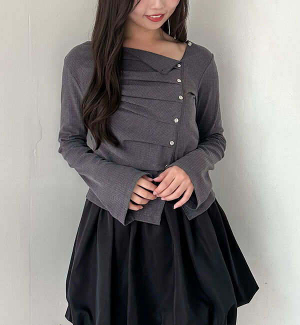 archives「２ｗａｙアシメボタンカットＴＯＰＳ」|Tシャツ・カットソー|