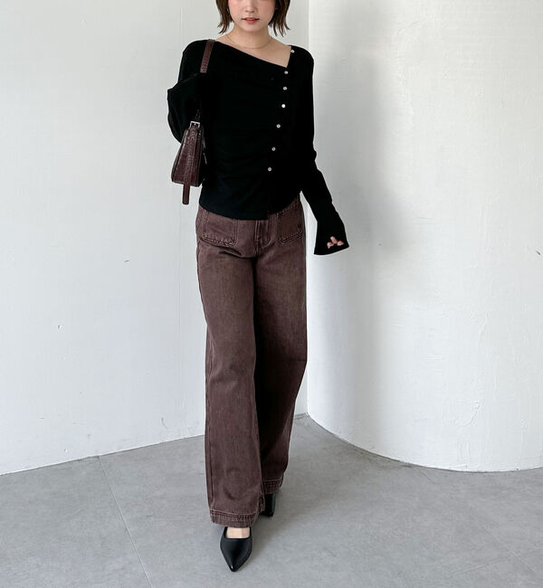 archives「２ｗａｙアシメボタンカットＴＯＰＳ」|Tシャツ・カットソー|