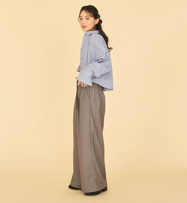 archives「ストライプシャツＳＥＴ」|カーディガン|