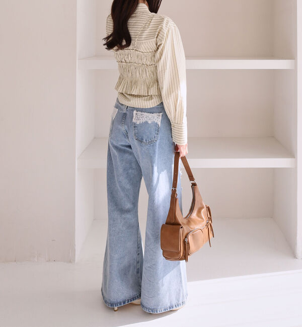 archives「ストライプシャツＳＥＴ」|カーディガン|