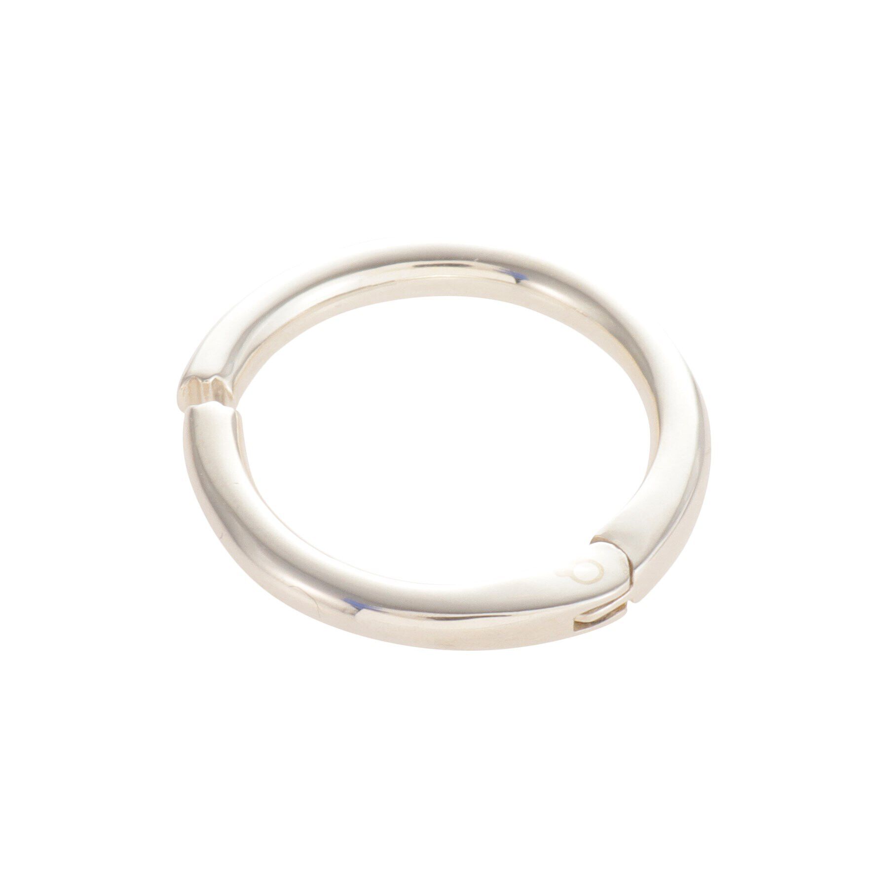 COCOSHNIK「シルバー 丸線中折れ イヤーカフ大」|イヤリング|