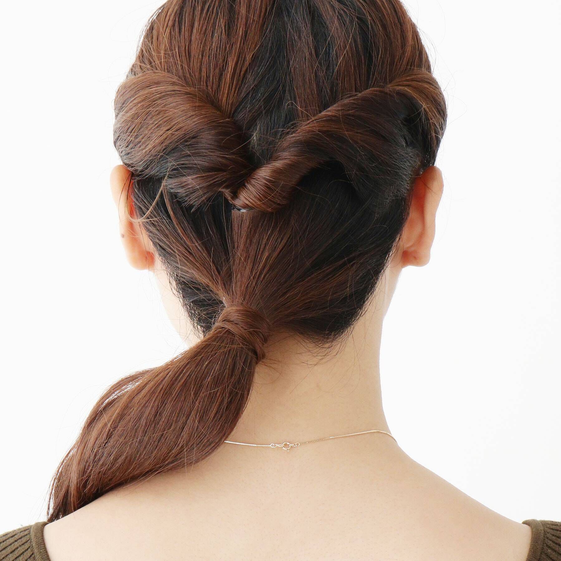 COCOSHNIK「K10カラーストーン（マザーオブパール）タッセル ネックレス」|ネックレス|