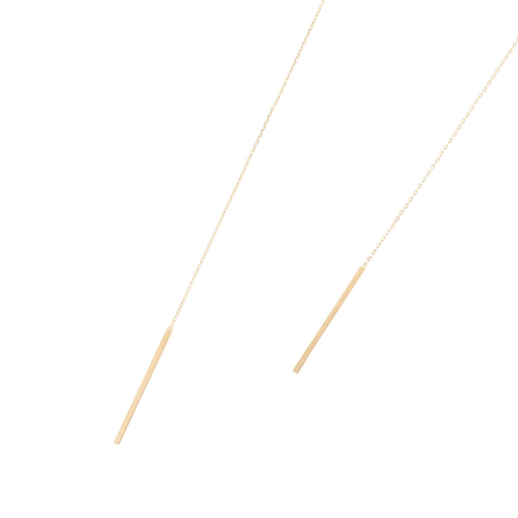 COCOSHNIK「K10MVロング ラリエット ネックレス」|ネックレス|イエローゴールド(1